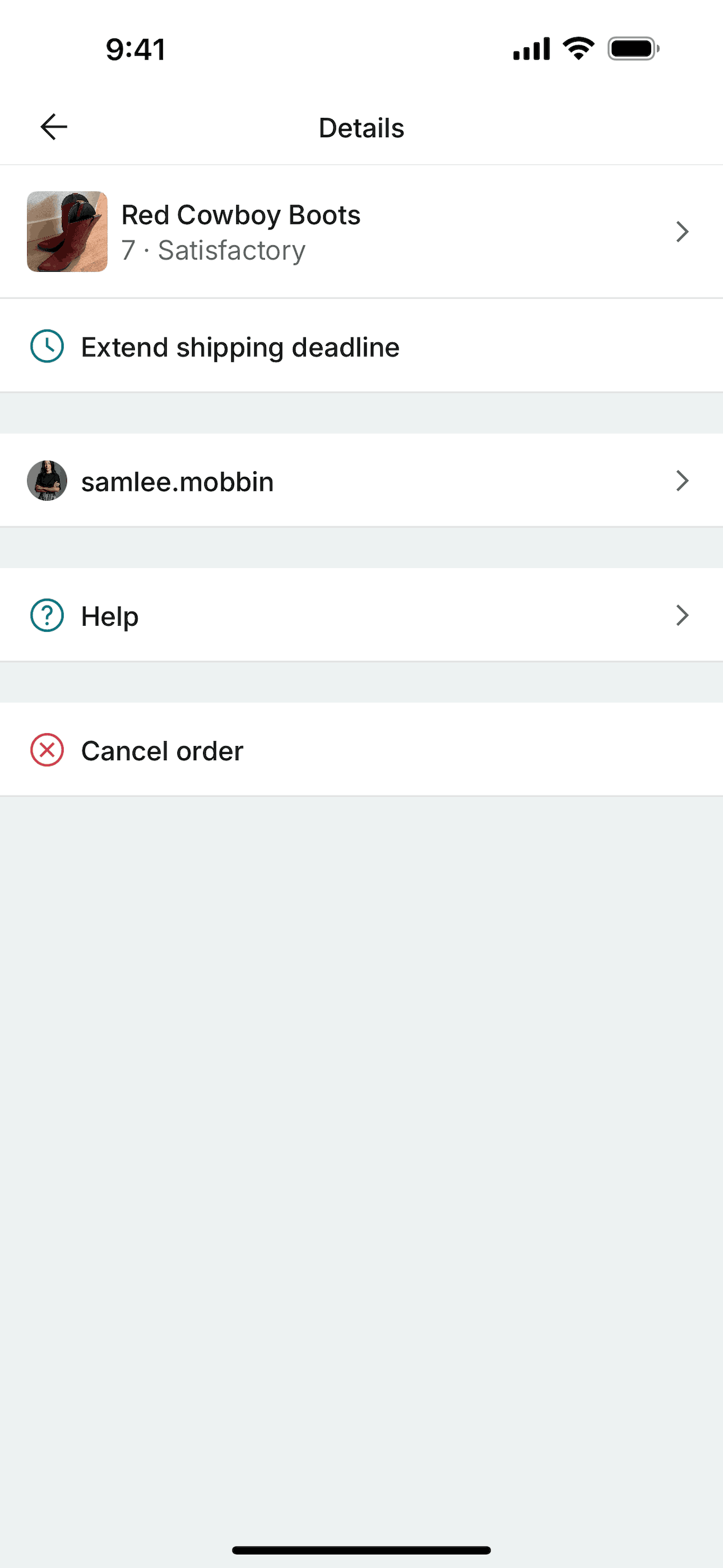 Vinted iOS Shopping interface screenshot 21