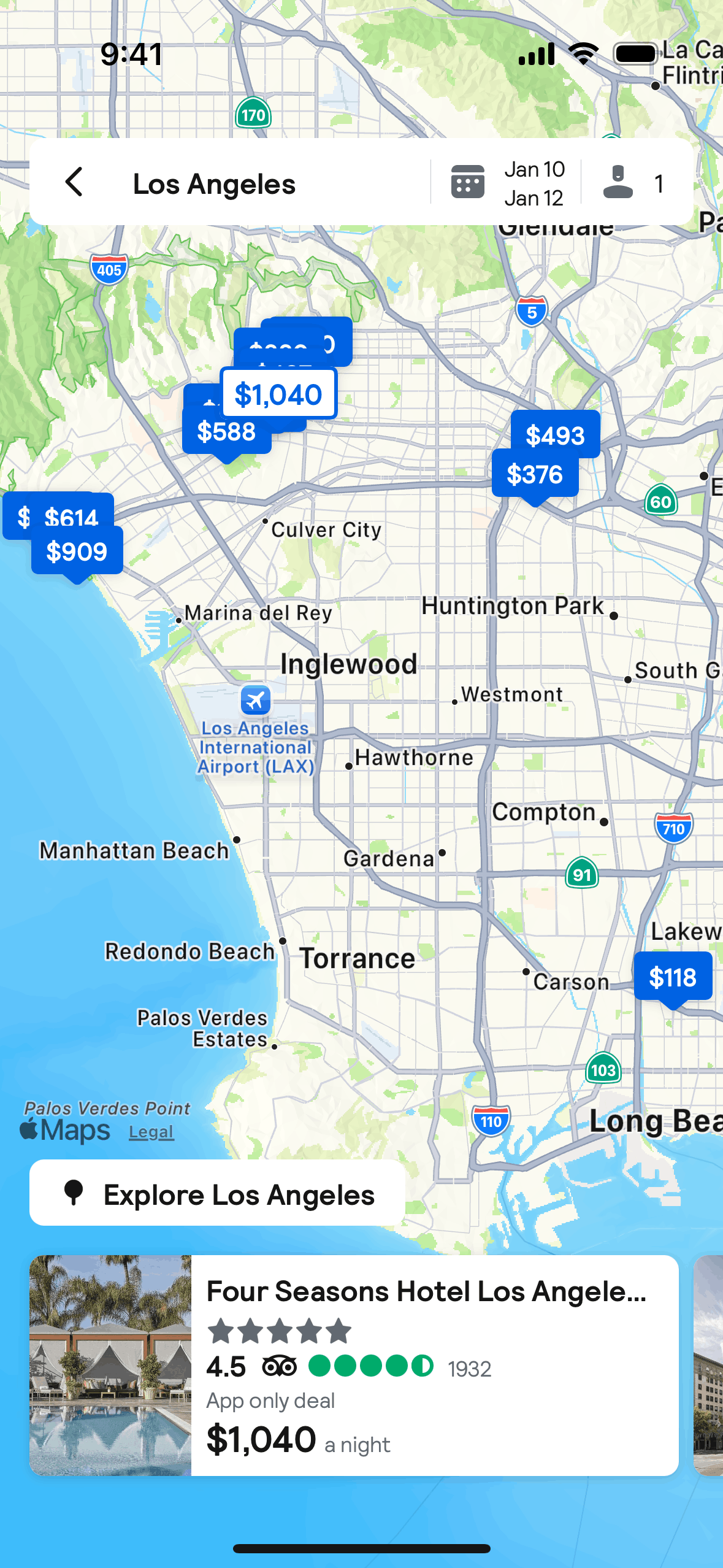 Skyscanner iOS Travel & Transportation interface screenshot 2