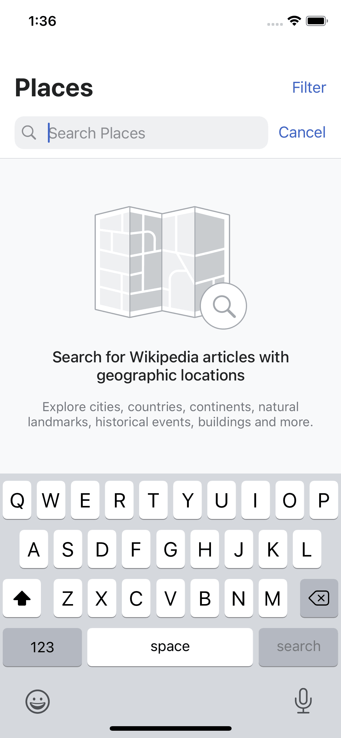 Wikipedia iOS Reference interface screenshot 23