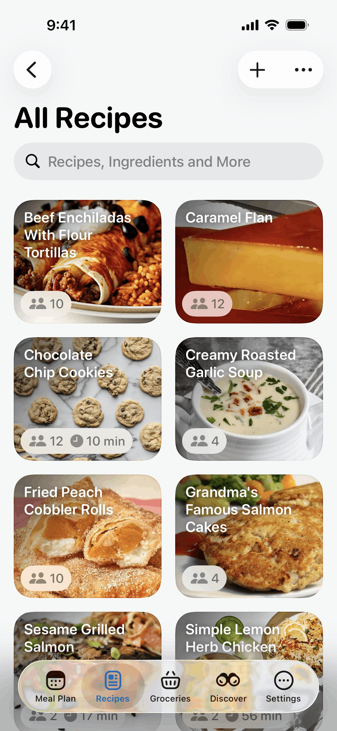 Recipe manager