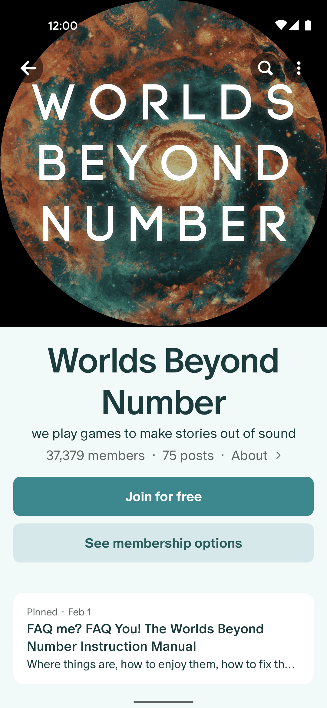 Patreon Android Social Networking interface screenshot 2