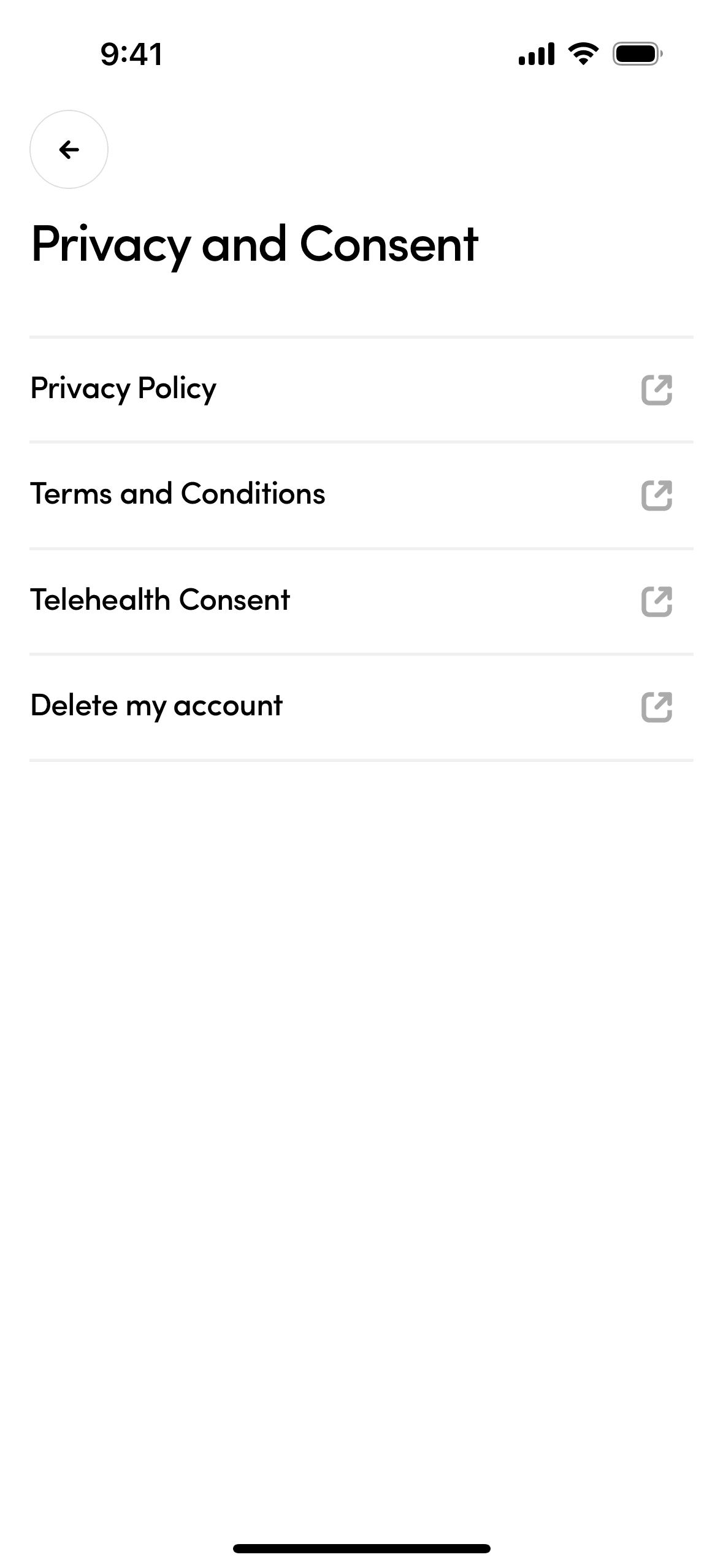 Hims iOS Health & Fitness interface screenshot 9