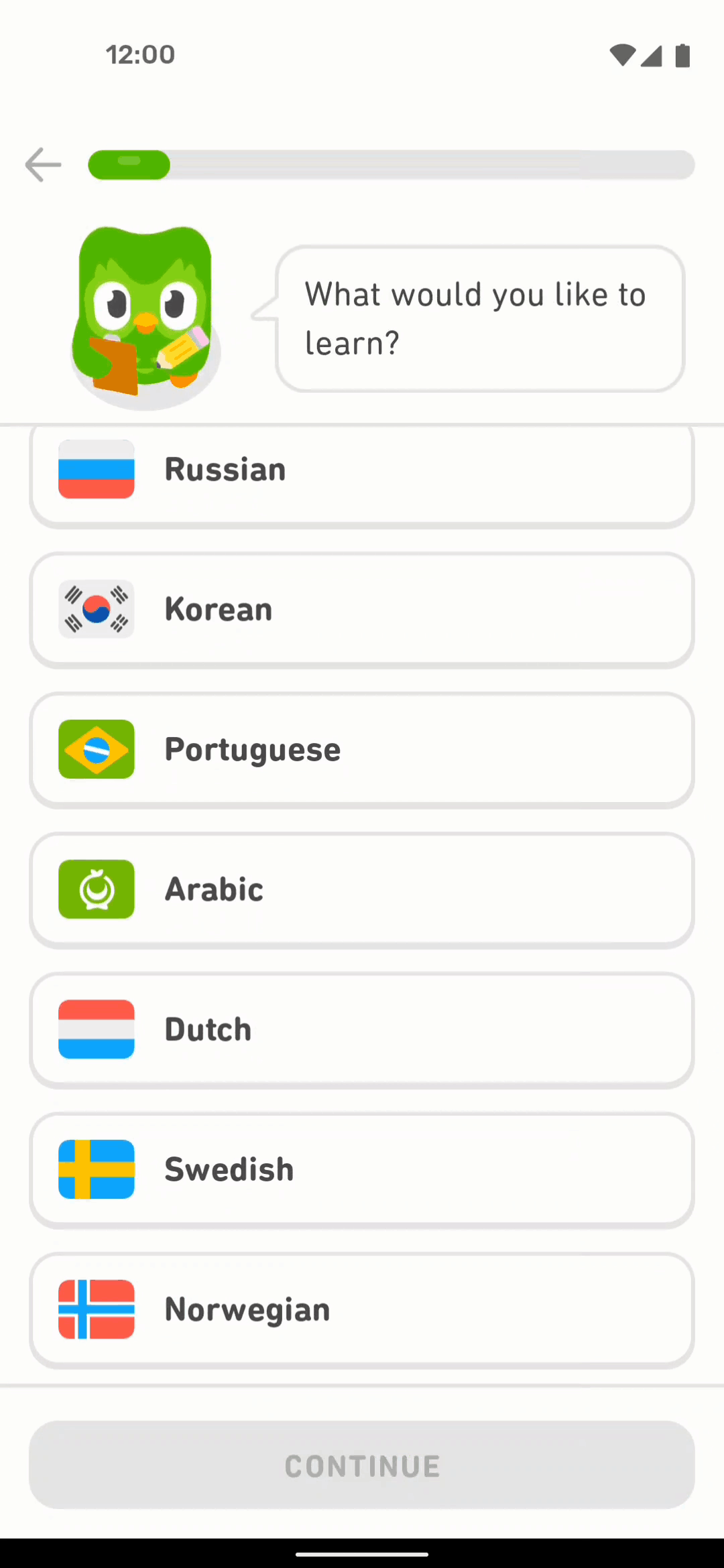 Duolingo Android Education interface screenshot 8