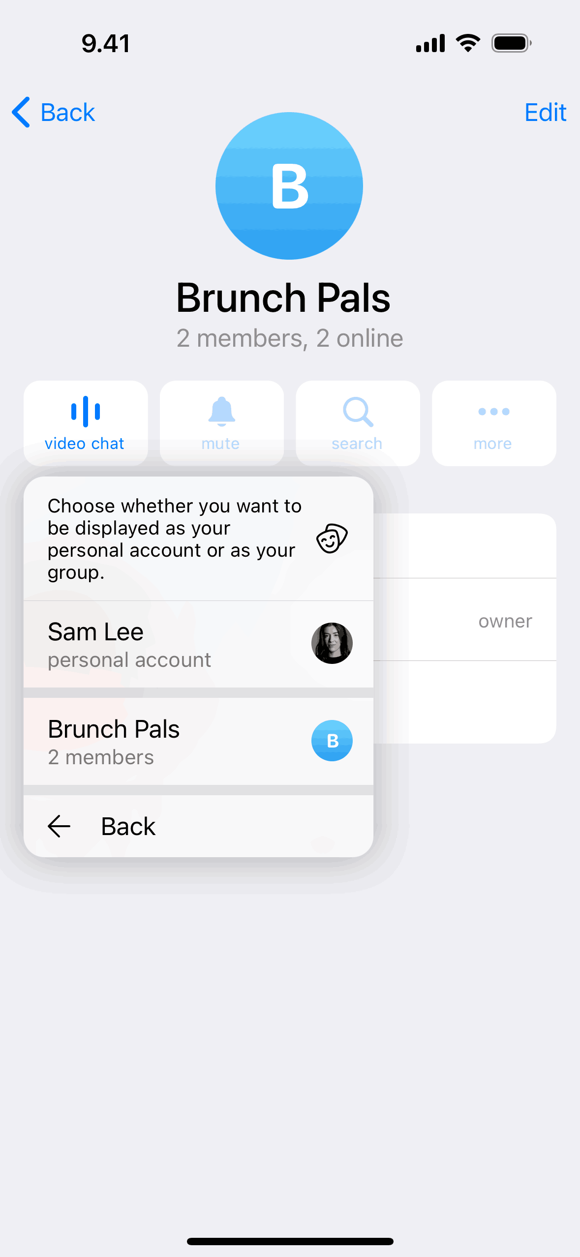 Telegram iOS Social Networking interface screenshot 24