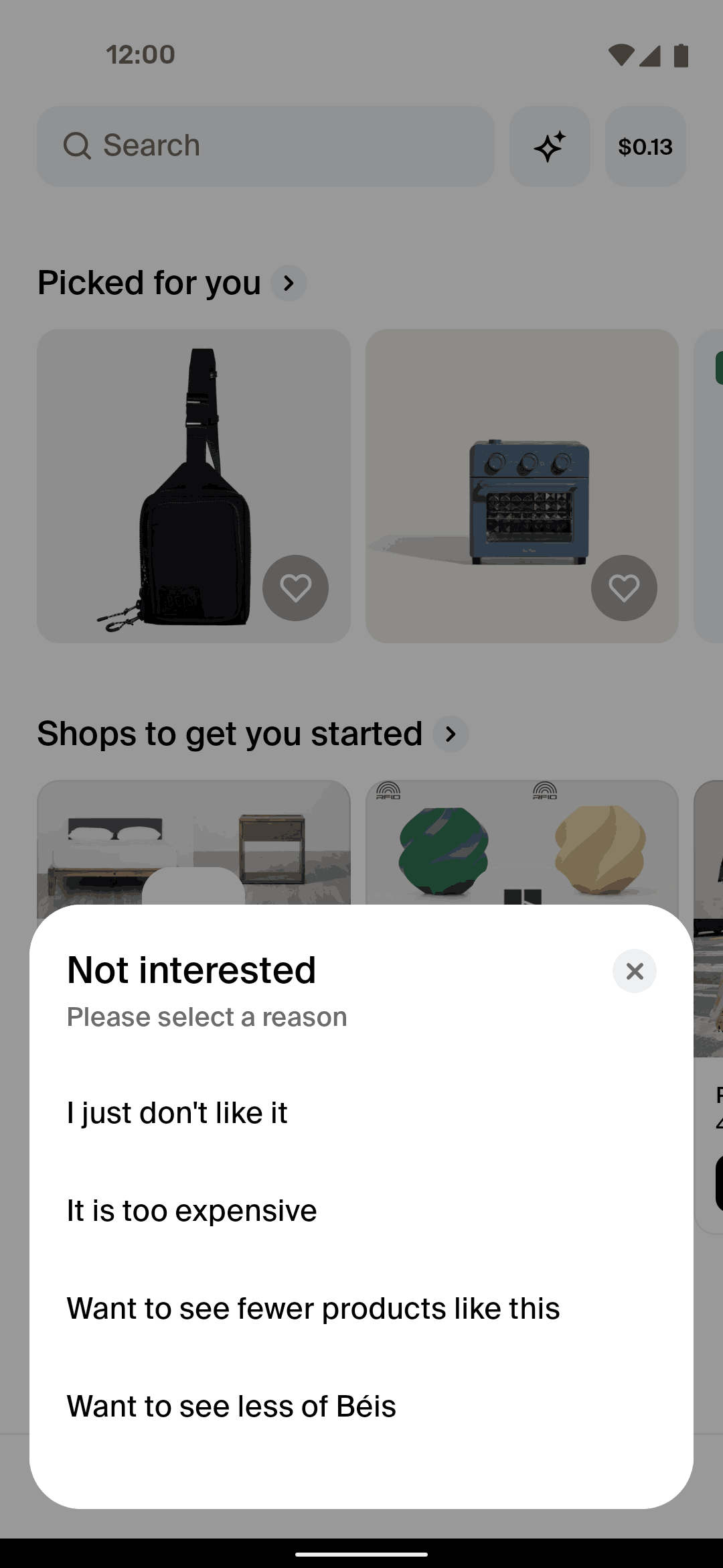 Shop Android Shopping interface screenshot 14
