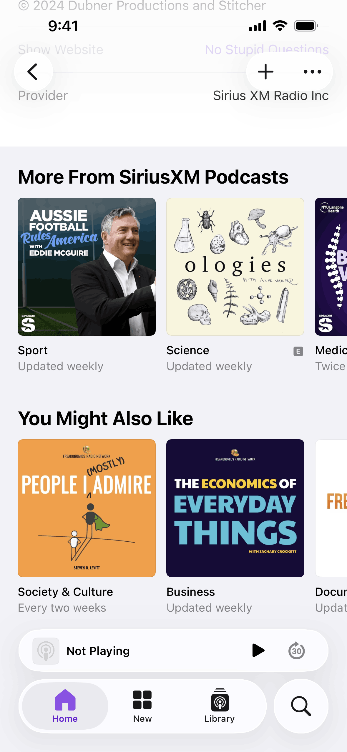 Apple Podcasts iOS Music & Audio interface screenshot 16
