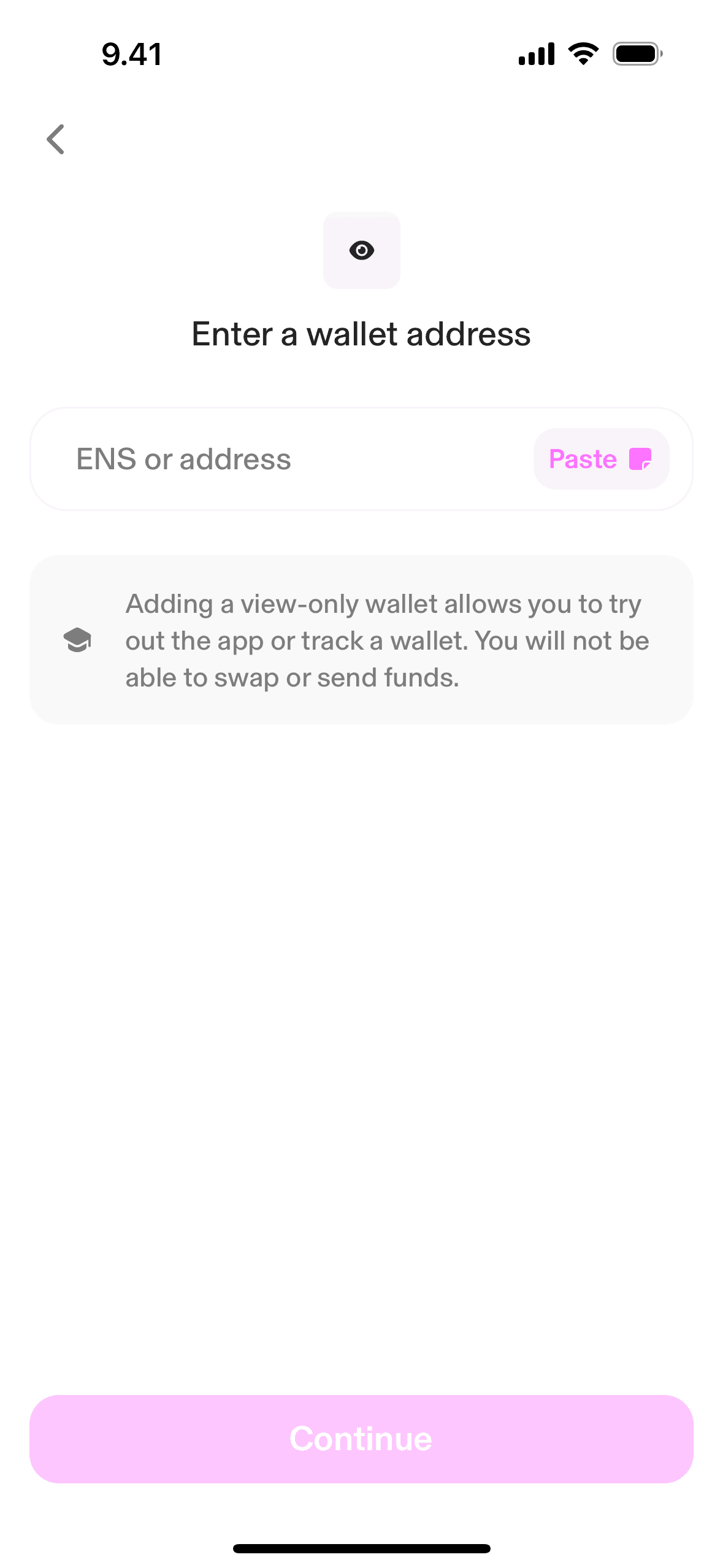 Uniswap iOS Finance interface screenshot 24