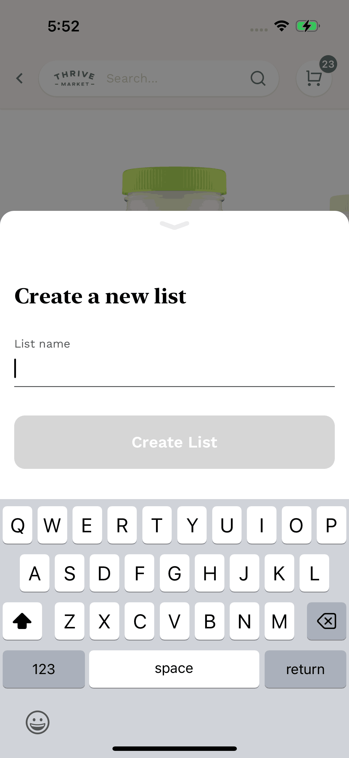 Thrive Market iOS Shopping interface screenshot 17