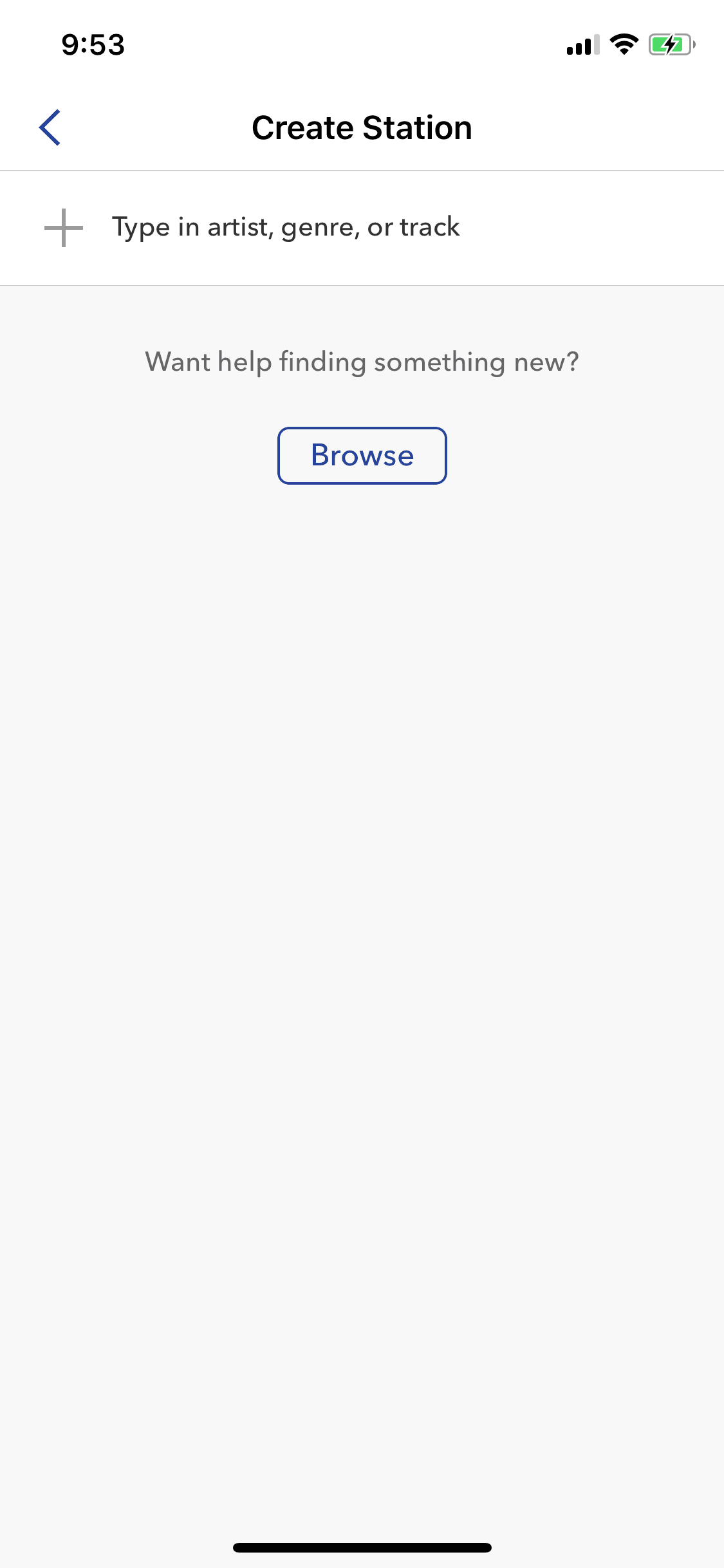 Pandora iOS Music & Audio interface screenshot 6