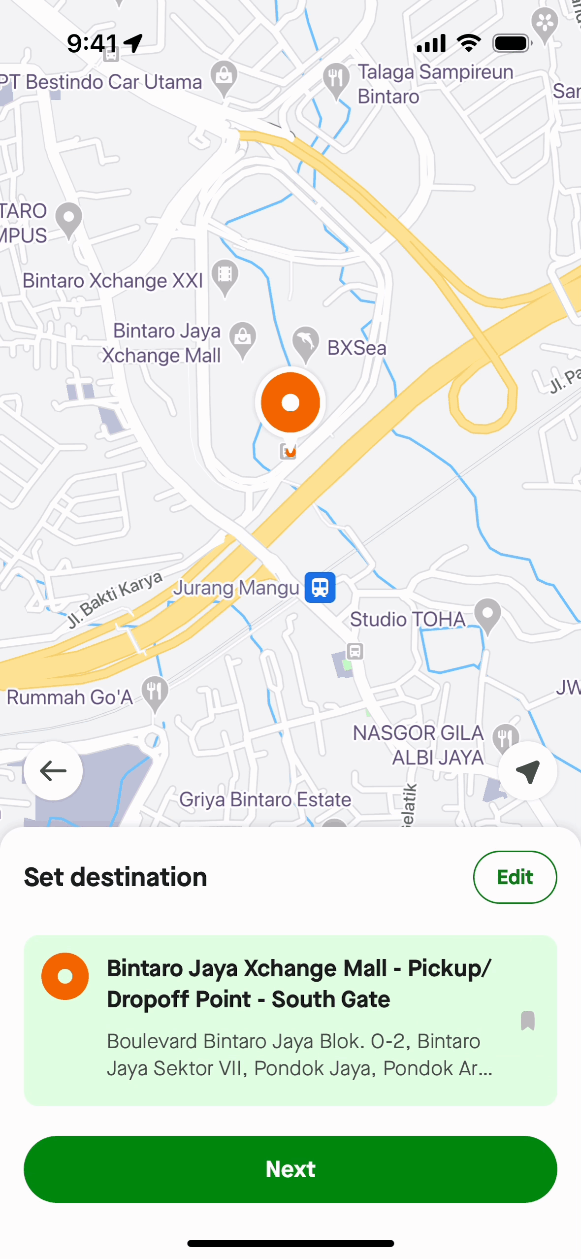 Gojek iOS Travel & Transportation interface screenshot 11