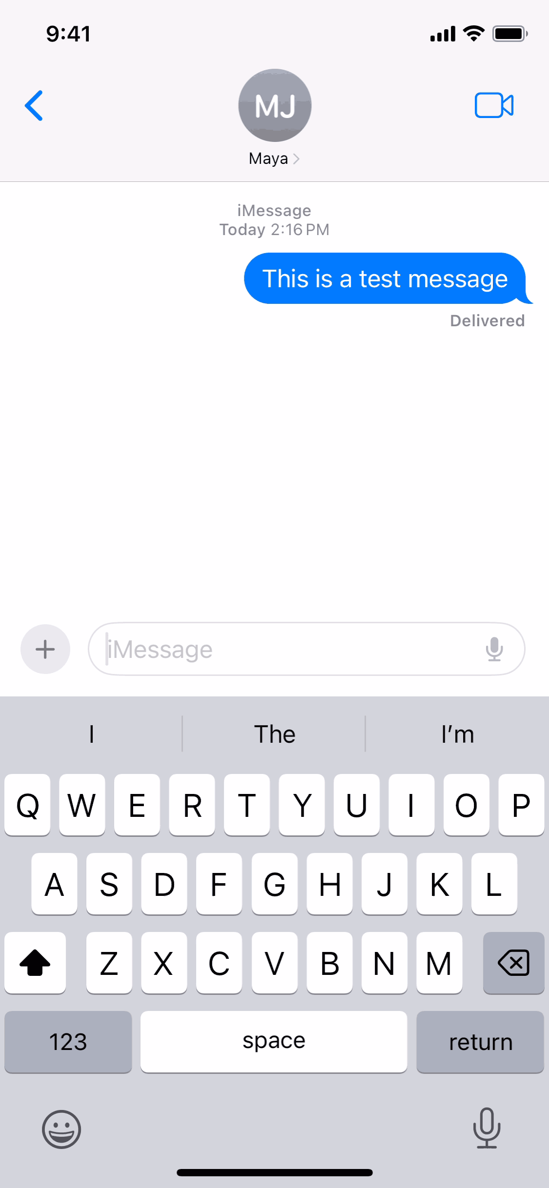 Messages iOS Social Networking interface screenshot 23