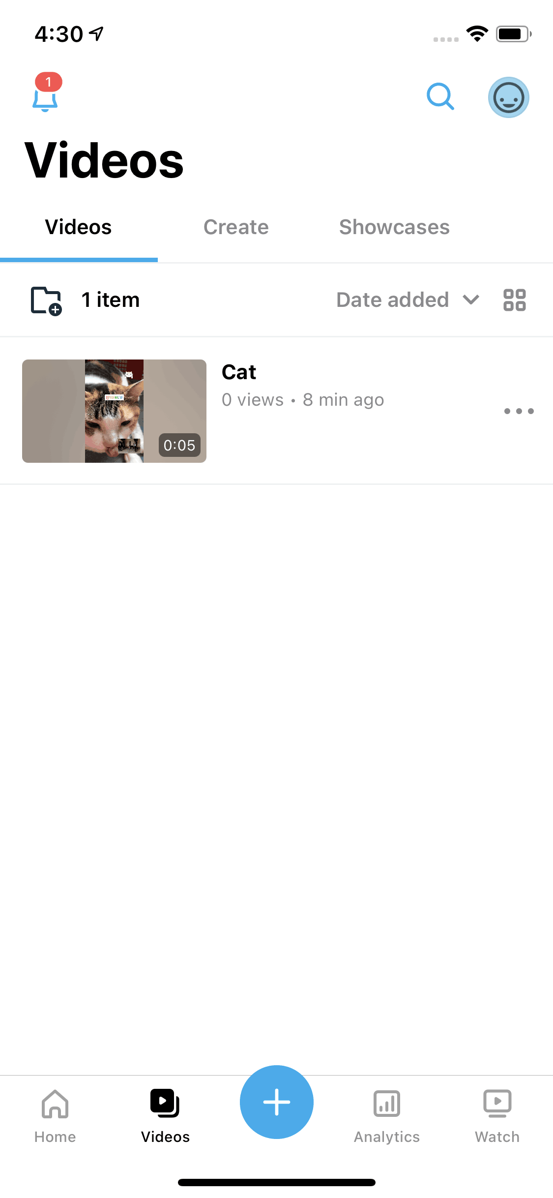 Vimeo iOS Photo & Video interface screenshot 6
