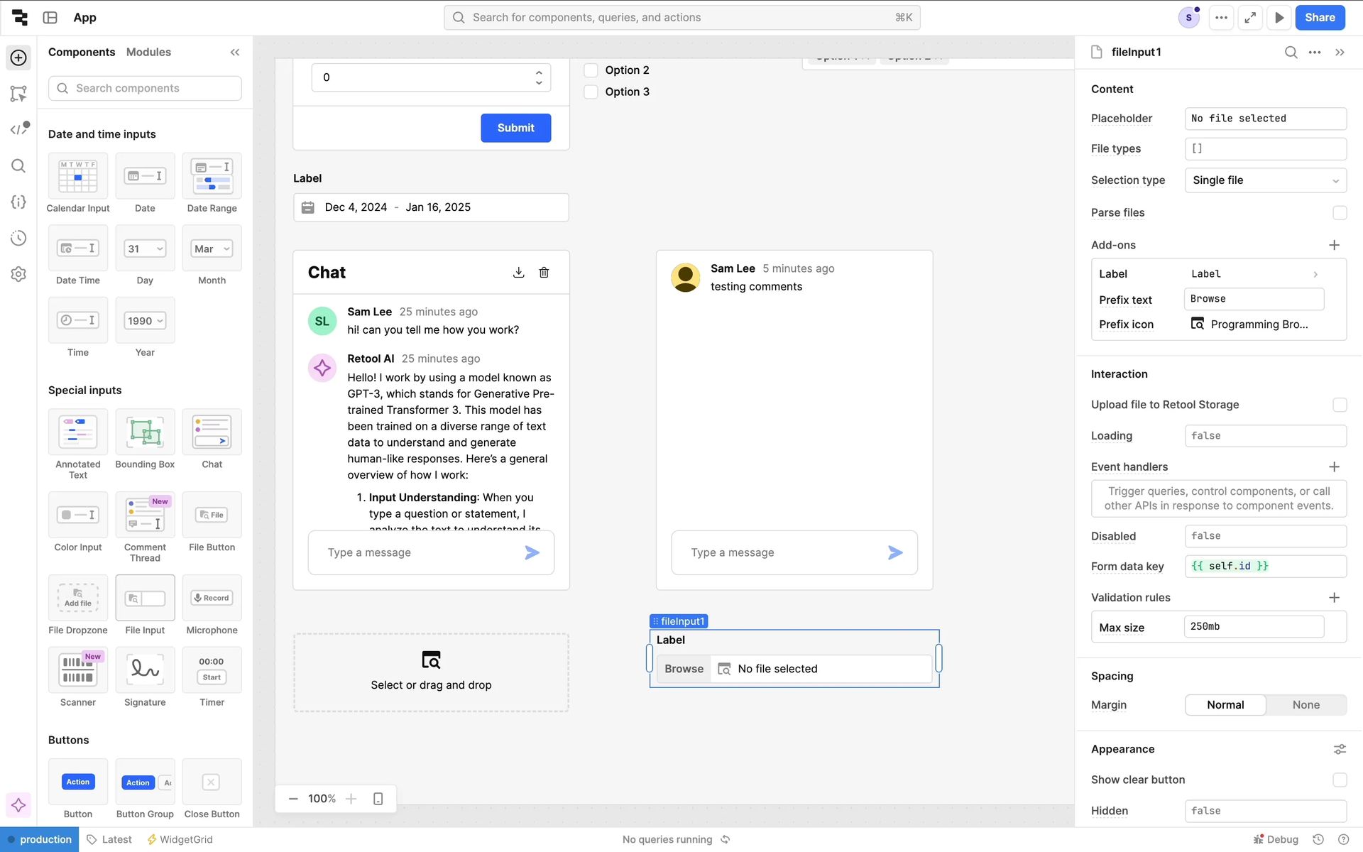 Retool Web Developer Tools interface screenshot 24