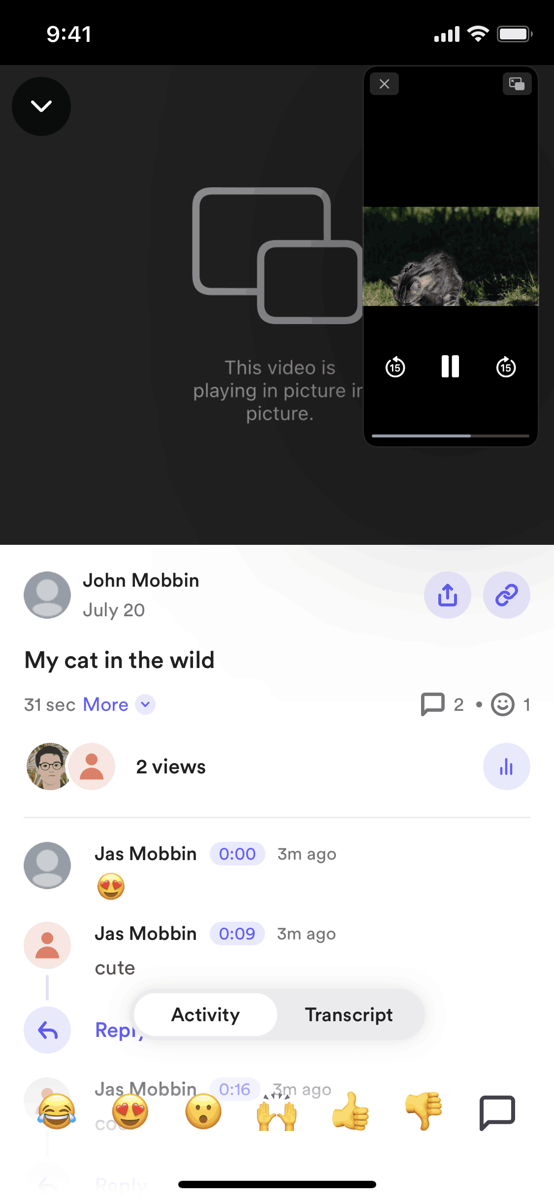Loom iOS Photo & Video interface screenshot 10