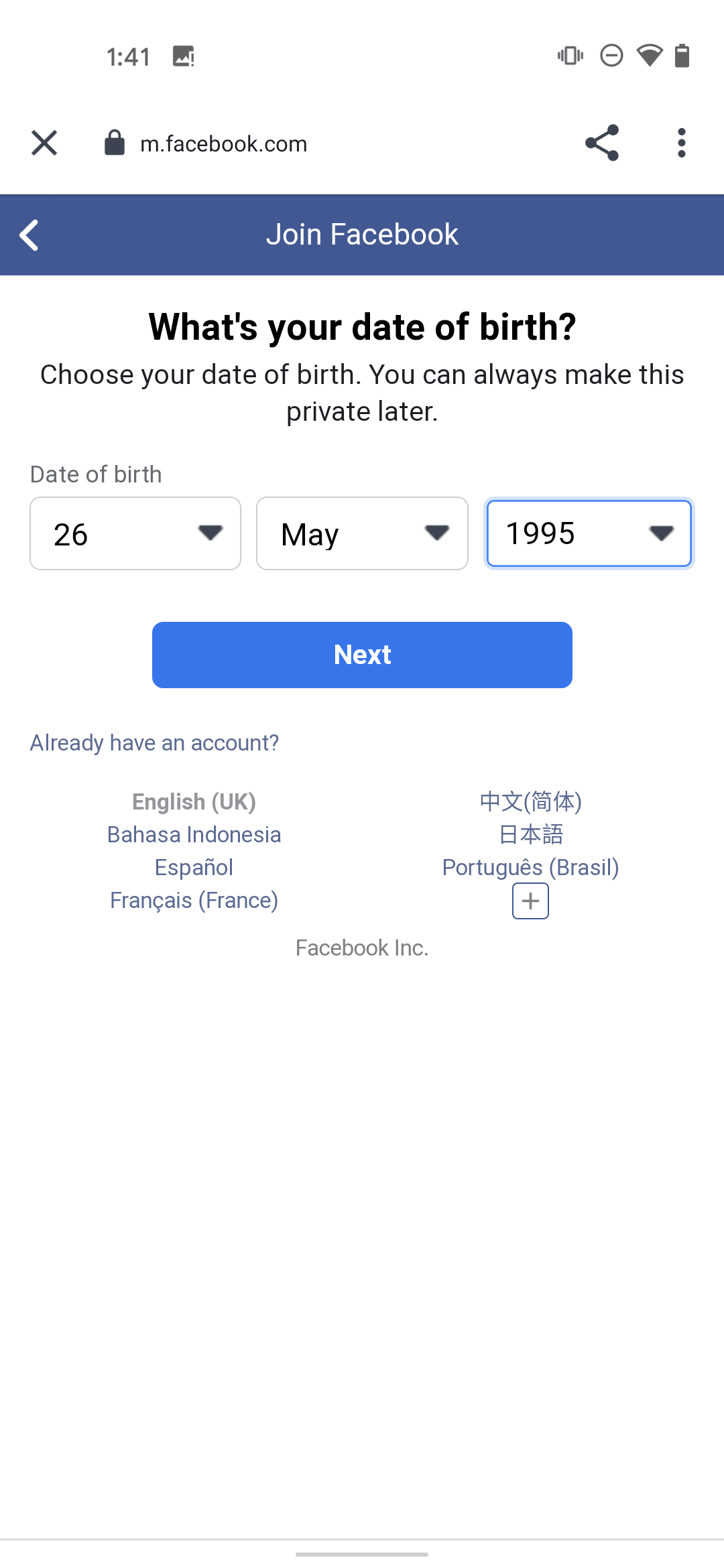 Messenger Android Social Networking interface screenshot 4