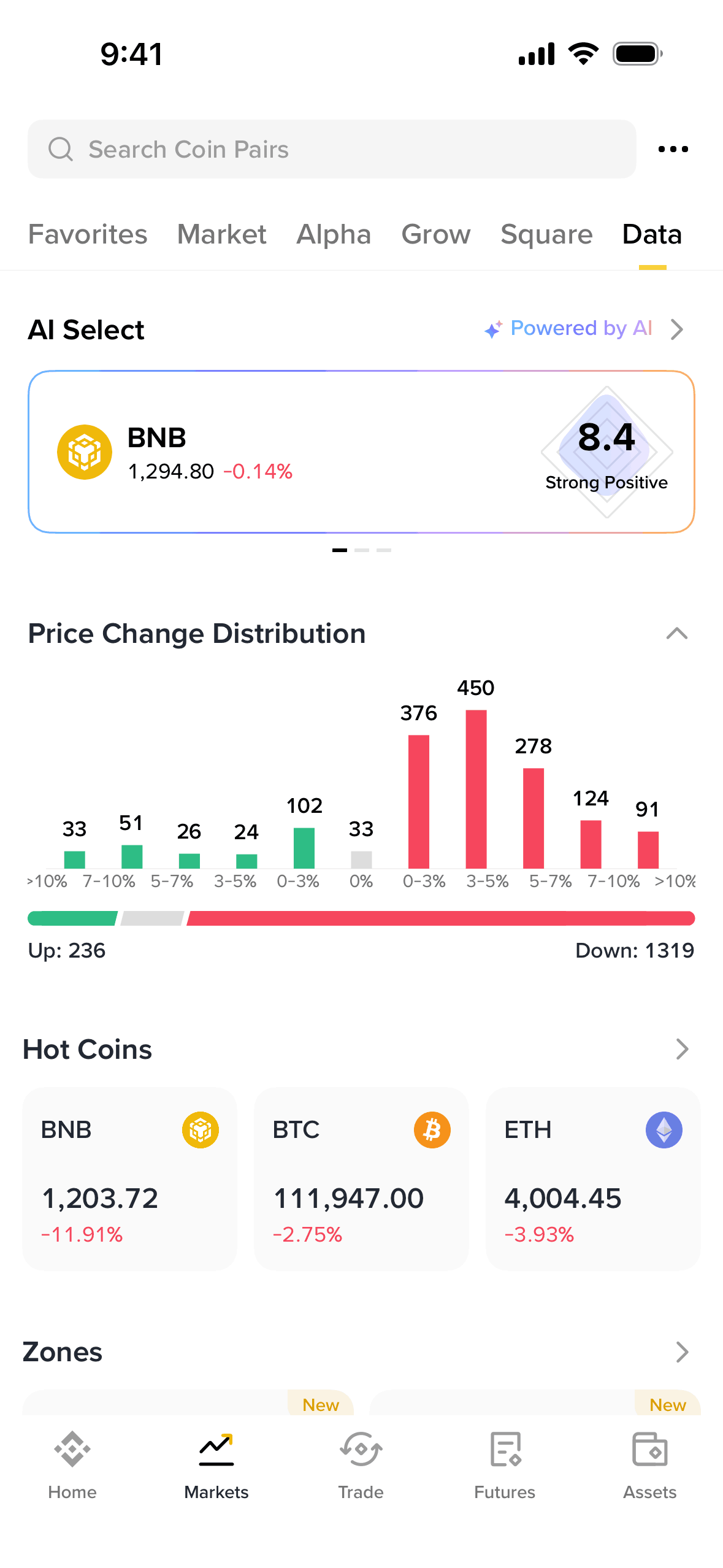 Binance iOS Crypto & Web3 interface screenshot 2