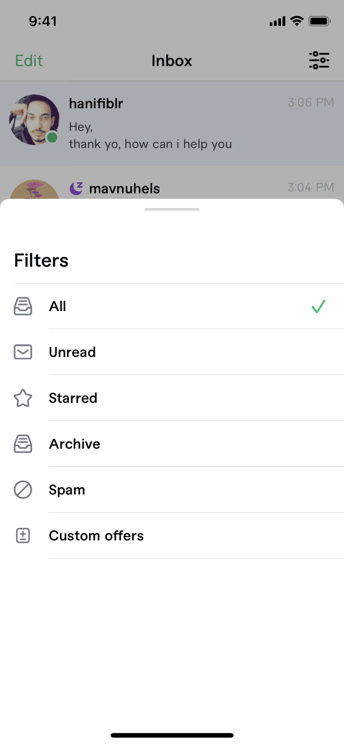 Fiverr iOS Business interface screenshot 16