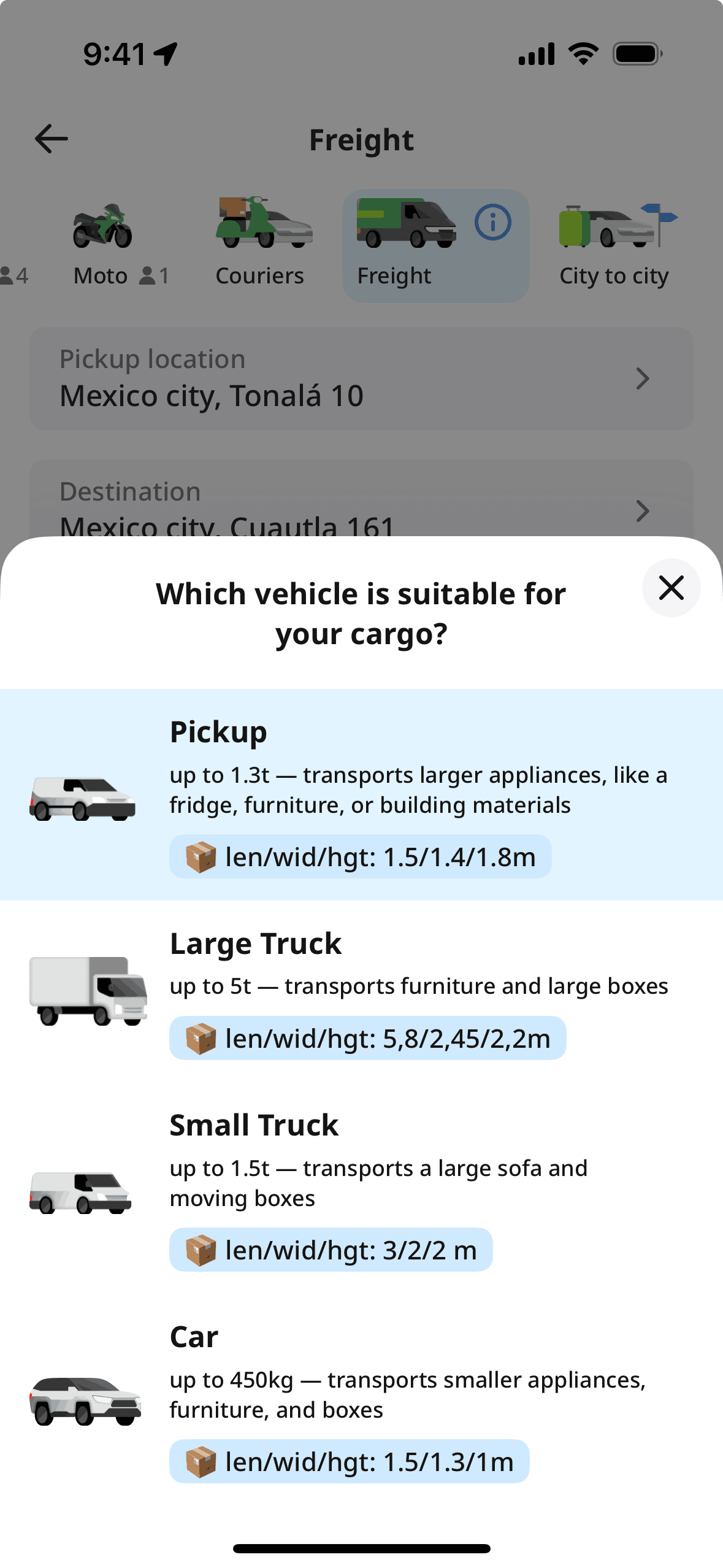 inDrive iOS Travel & Transportation interface screenshot 4