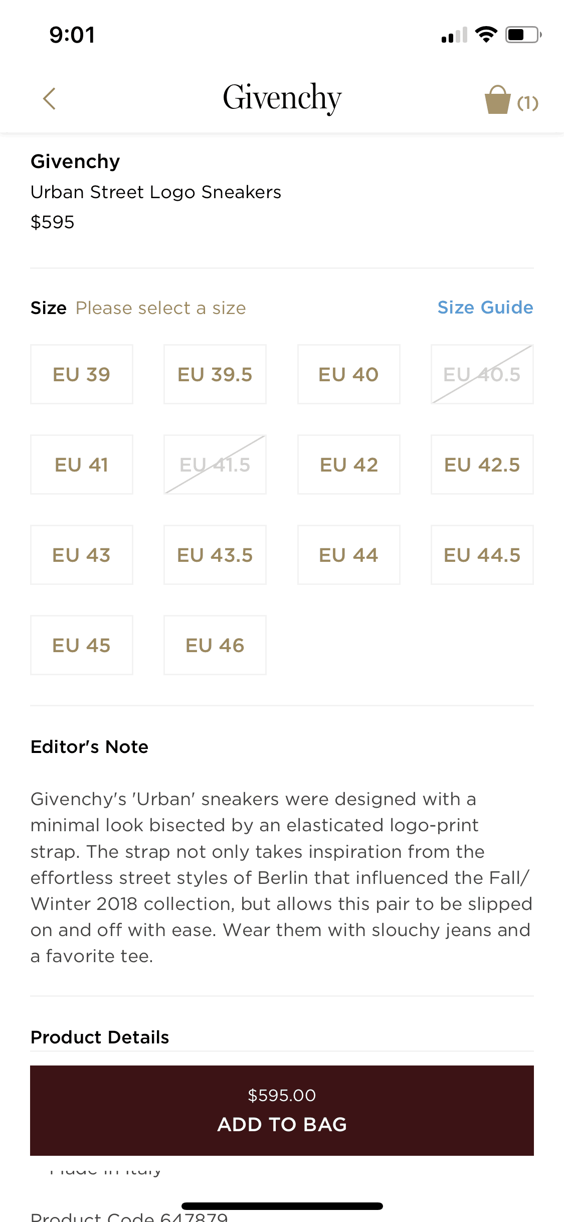 Moda Operandi iOS Shopping interface screenshot 18