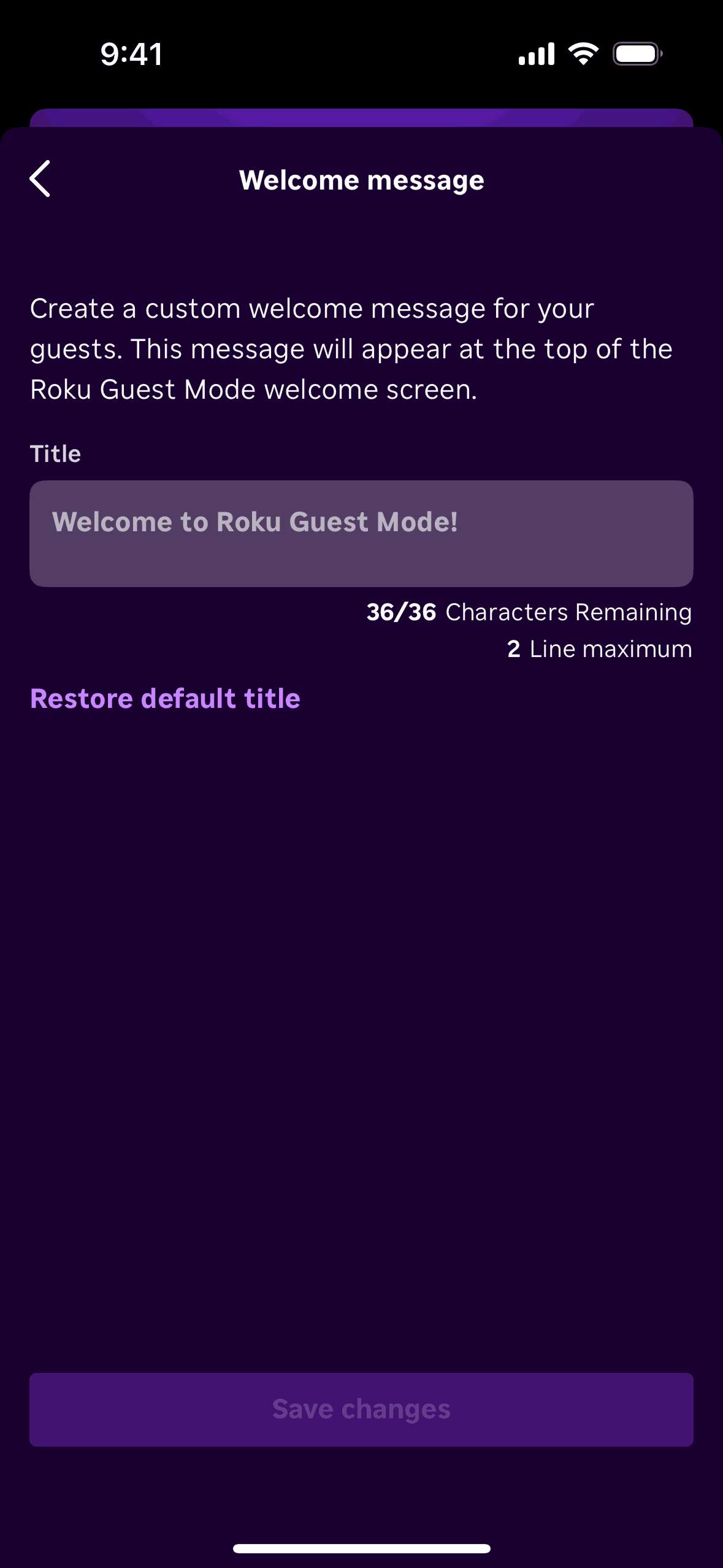 Roku iOS Entertainment interface screenshot 5
