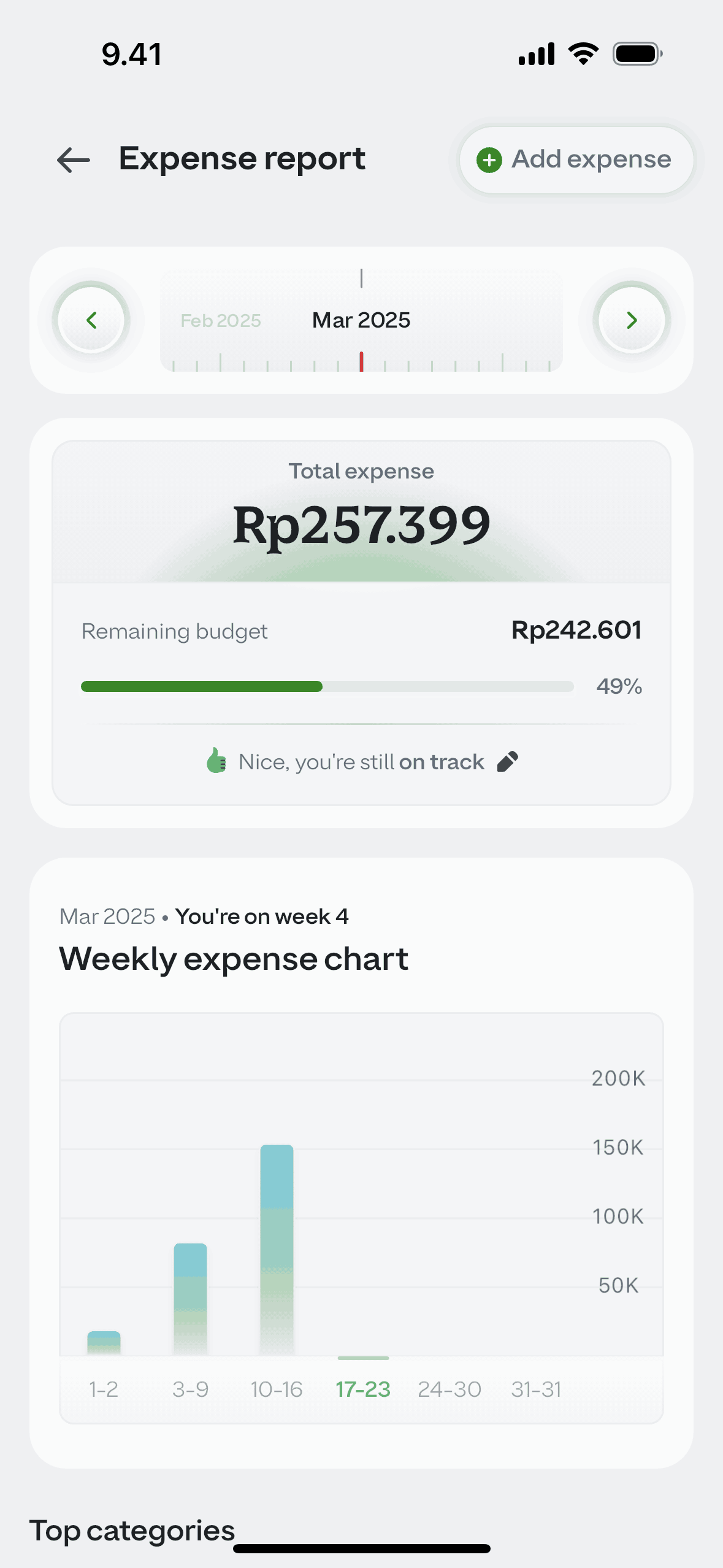 GoPay iOS Finance interface screenshot 3