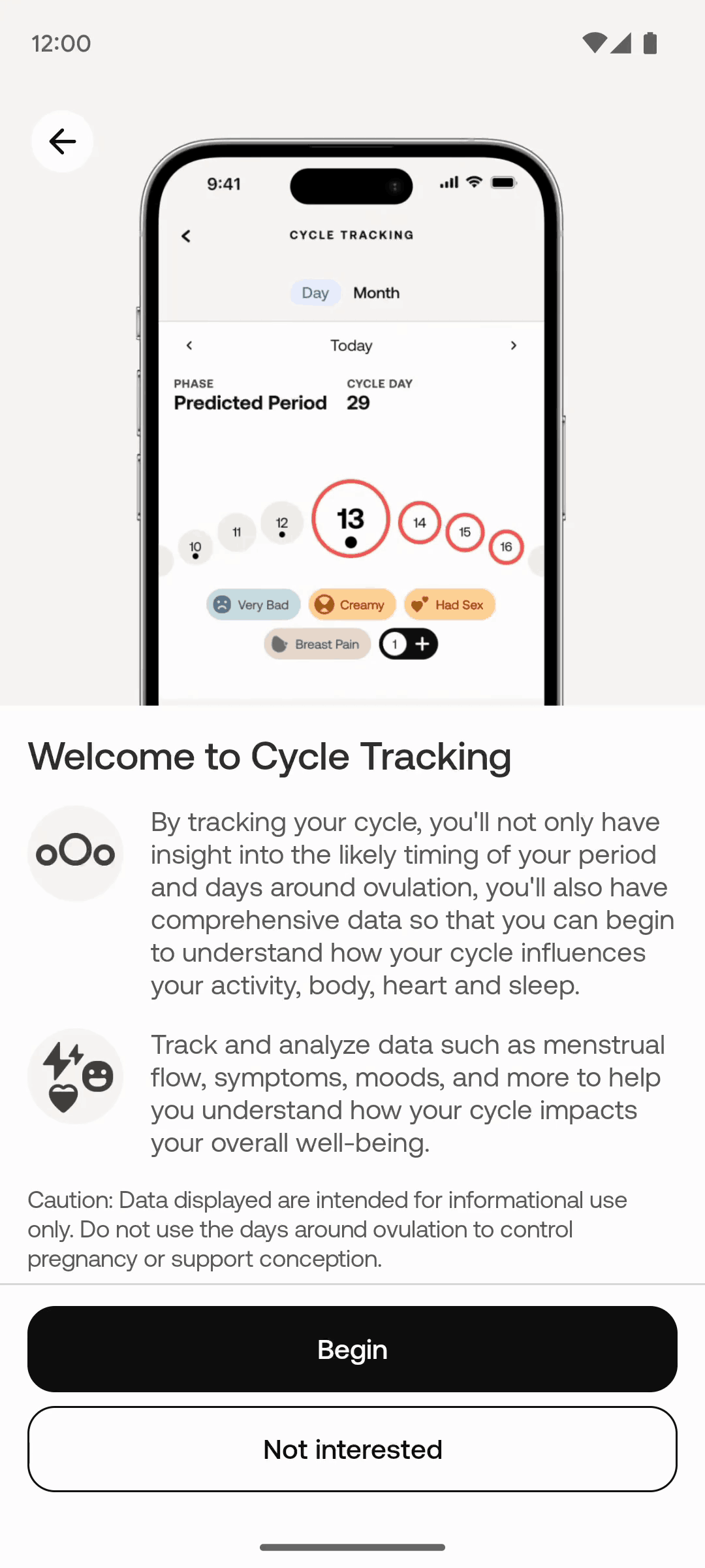 Withings Health Mate Android Health & Fitness interface screenshot 17