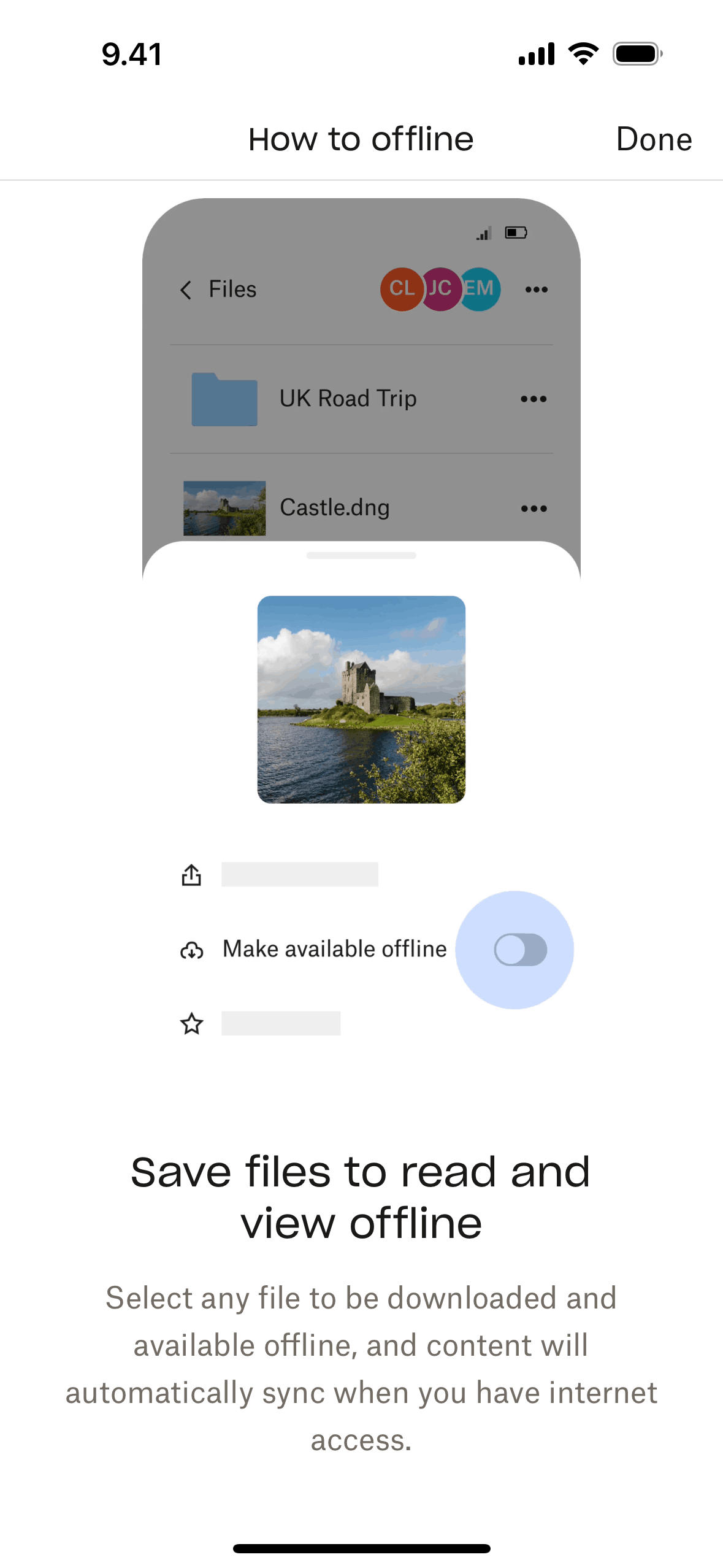 Dropbox iOS Productivity interface screenshot 16