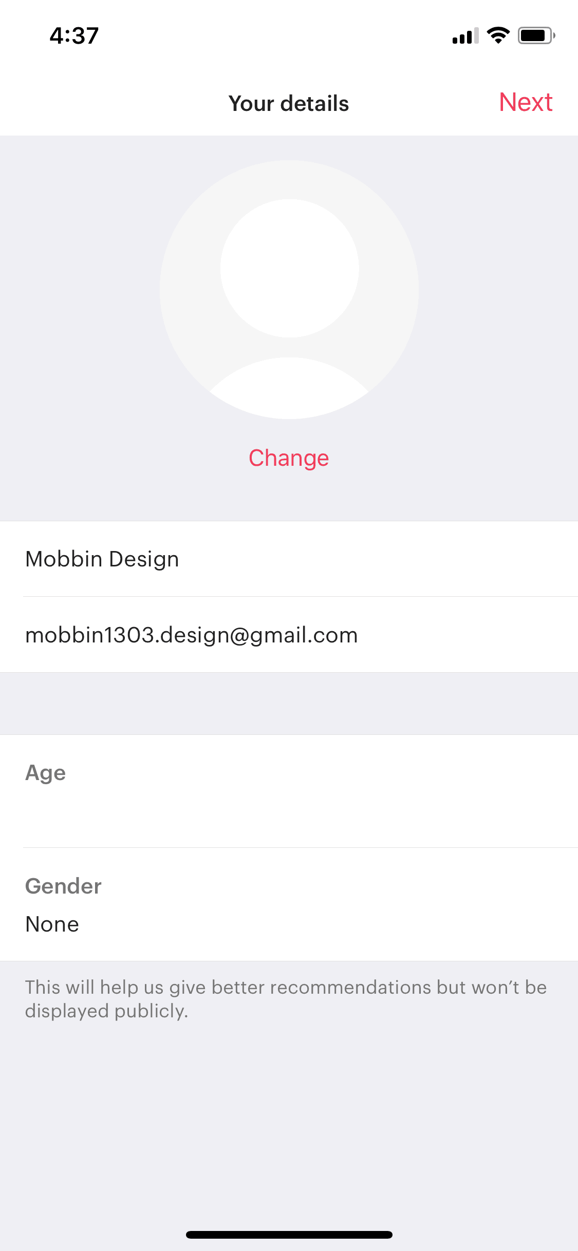Meetup iOS Social Networking interface screenshot 10
