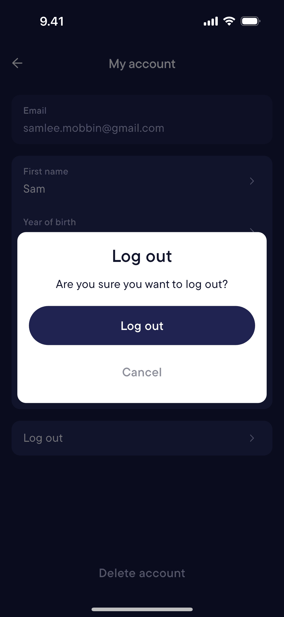 Visible iOS Health & Fitness interface screenshot 6