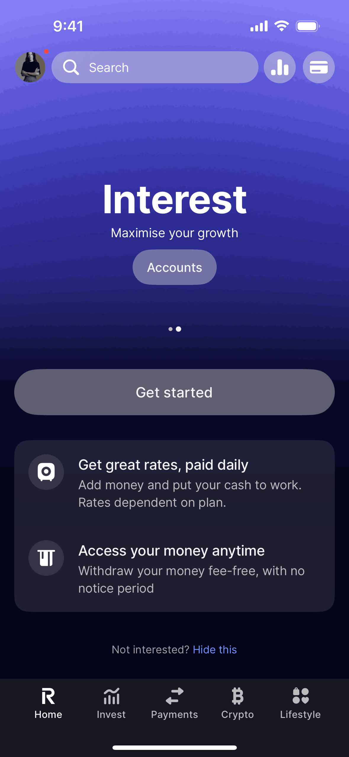 Revolut iOS Finance interface screenshot 13
