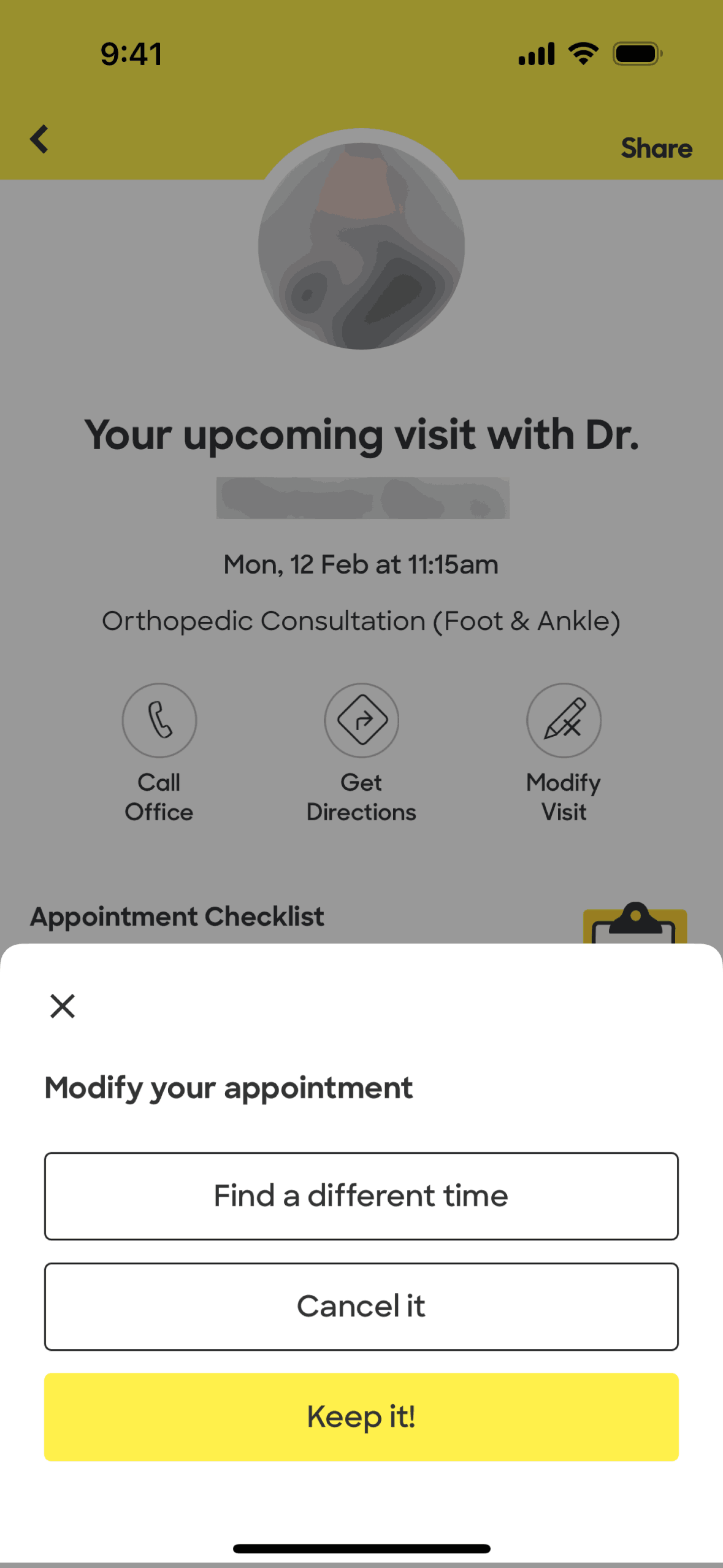 Zocdoc iOS Medical interface screenshot 3