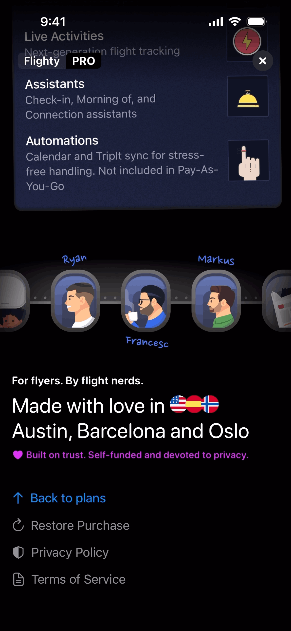 Flighty iOS Travel & Transportation interface screenshot 10