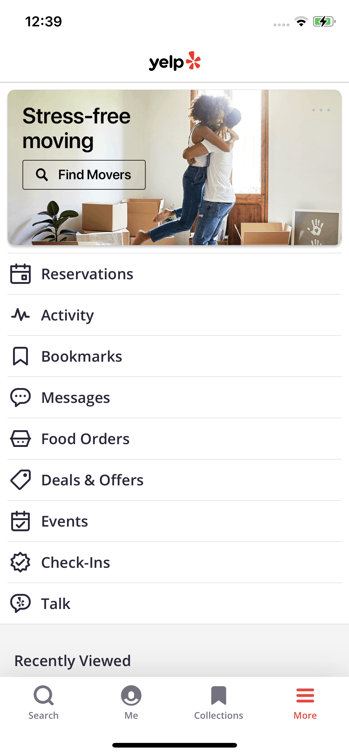 Yelp iOS Food & Drink interface screenshot 4