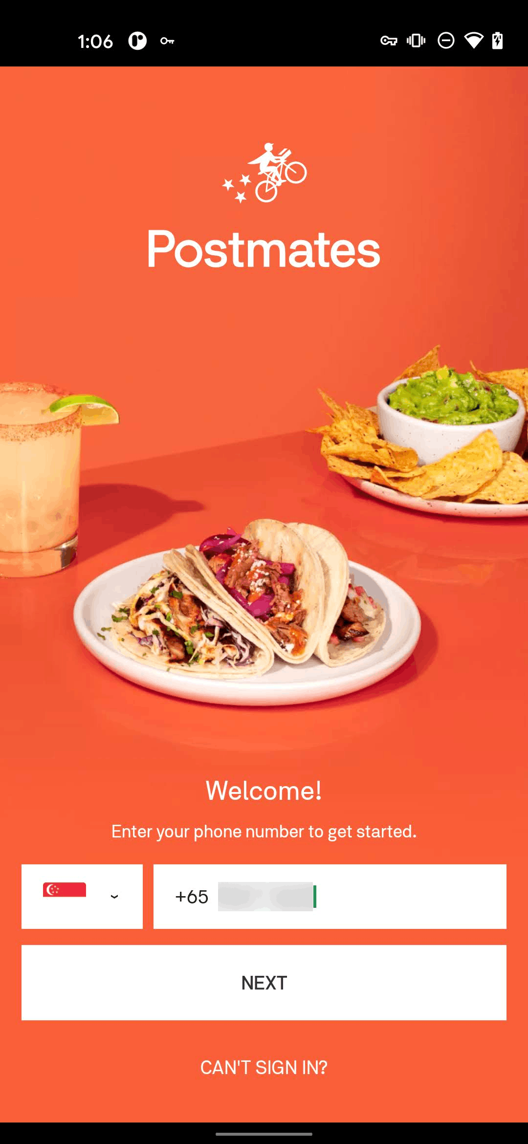 Postmates Android Food & Drink interface screenshot 3