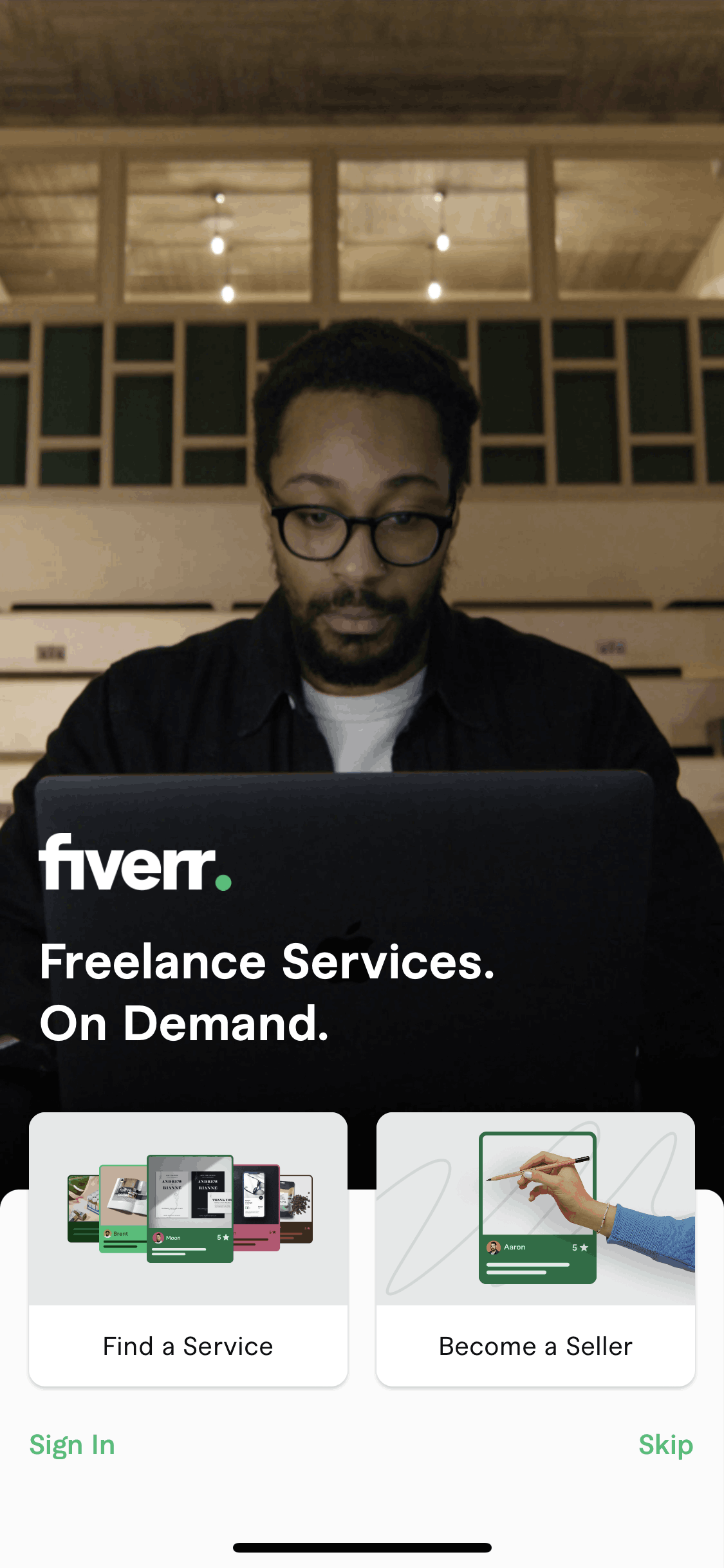 Fiverr iOS Business interface screenshot 6