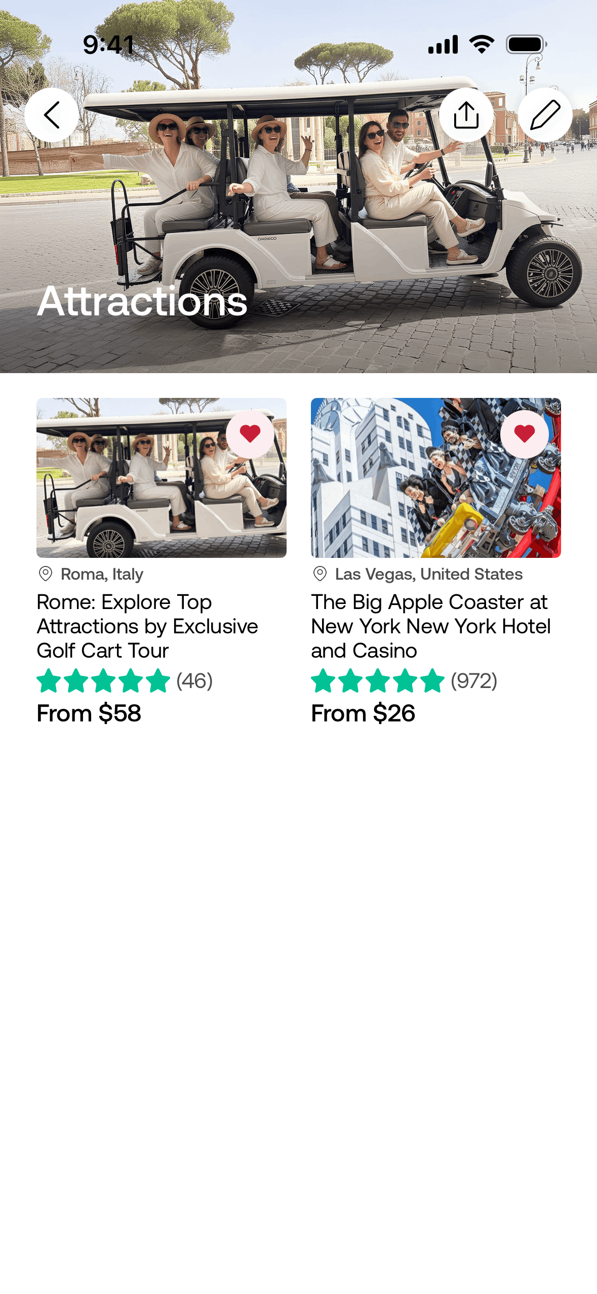 Tours & attractions