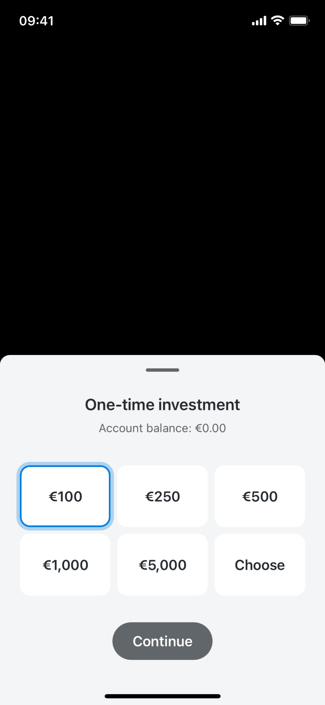 Tomorrow iOS Finance interface screenshot 5