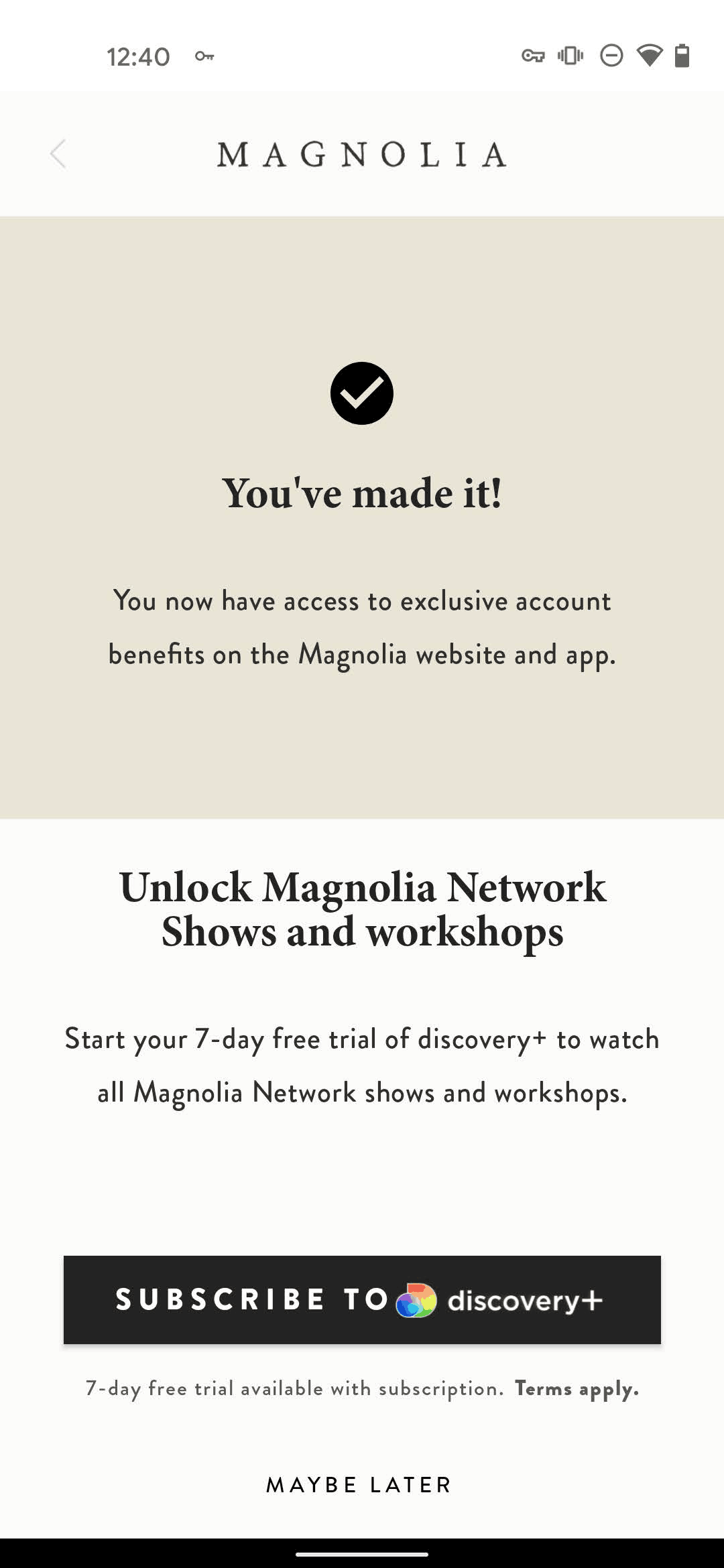Magnolia Android Entertainment interface screenshot 20