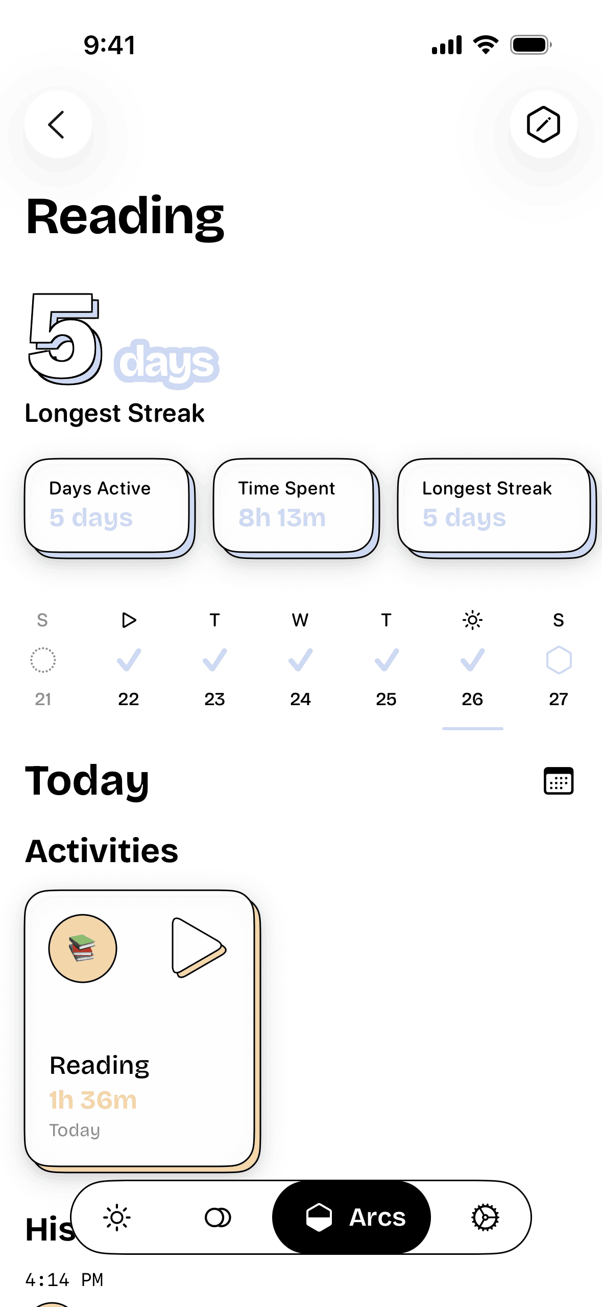 timespent iOS Productivity interface screenshot 3