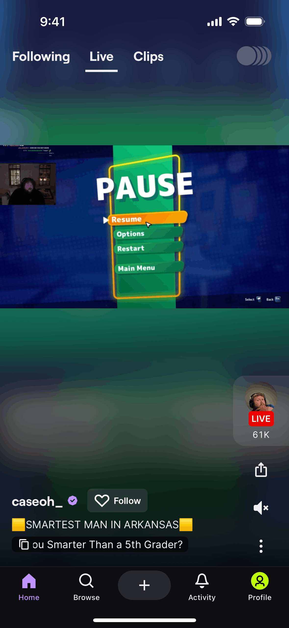 Twitch iOS Photo & Video interface screenshot 11