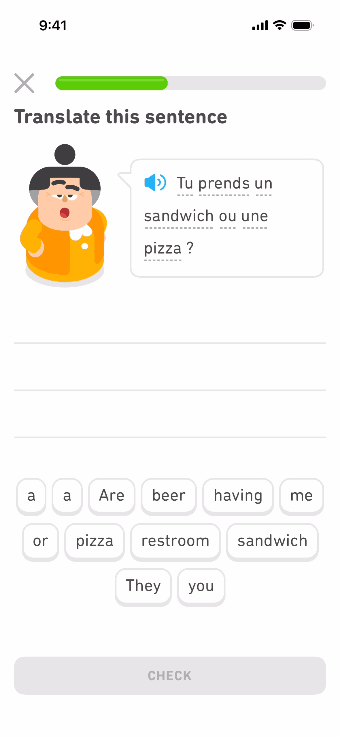 Duolingo iOS Education interface screenshot 3