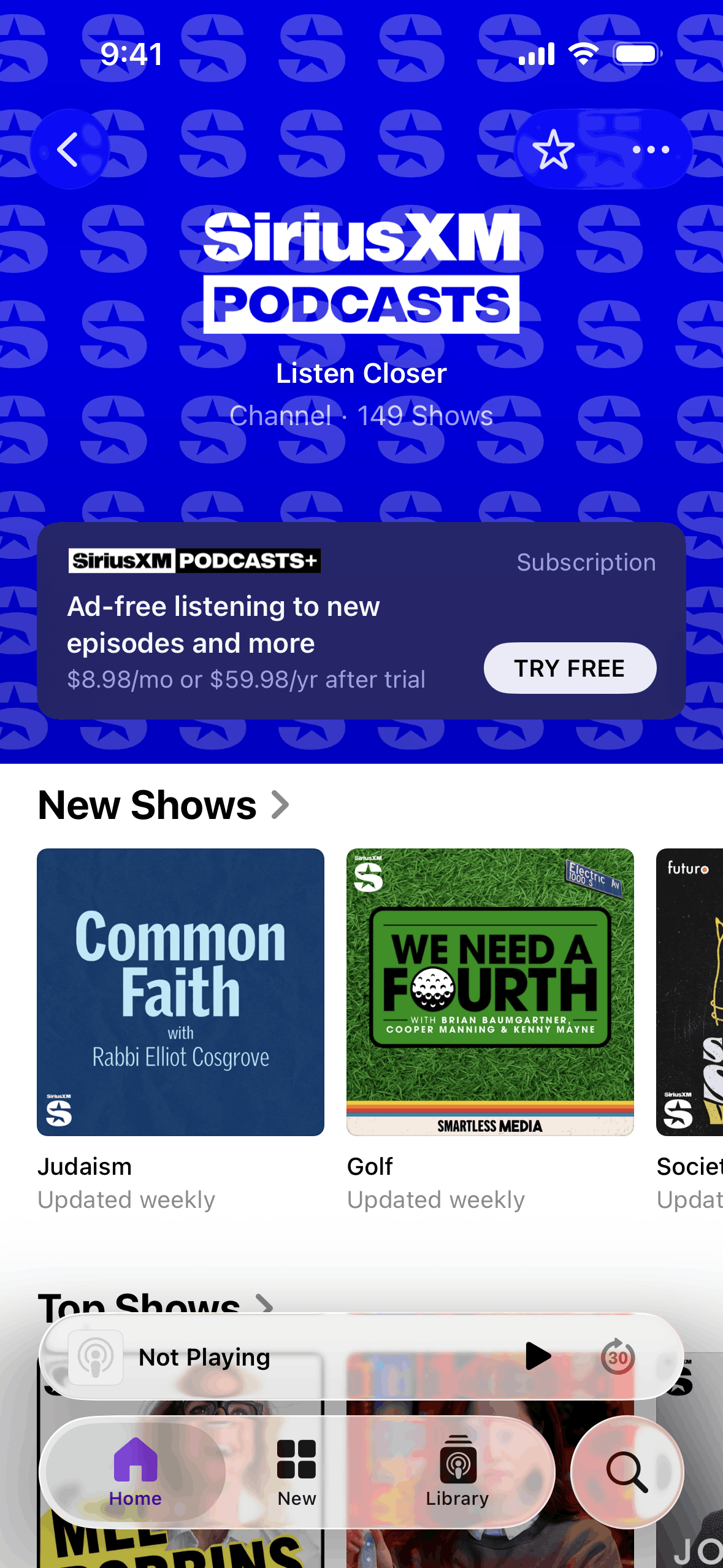 Apple Podcasts iOS Music & Audio interface screenshot 17