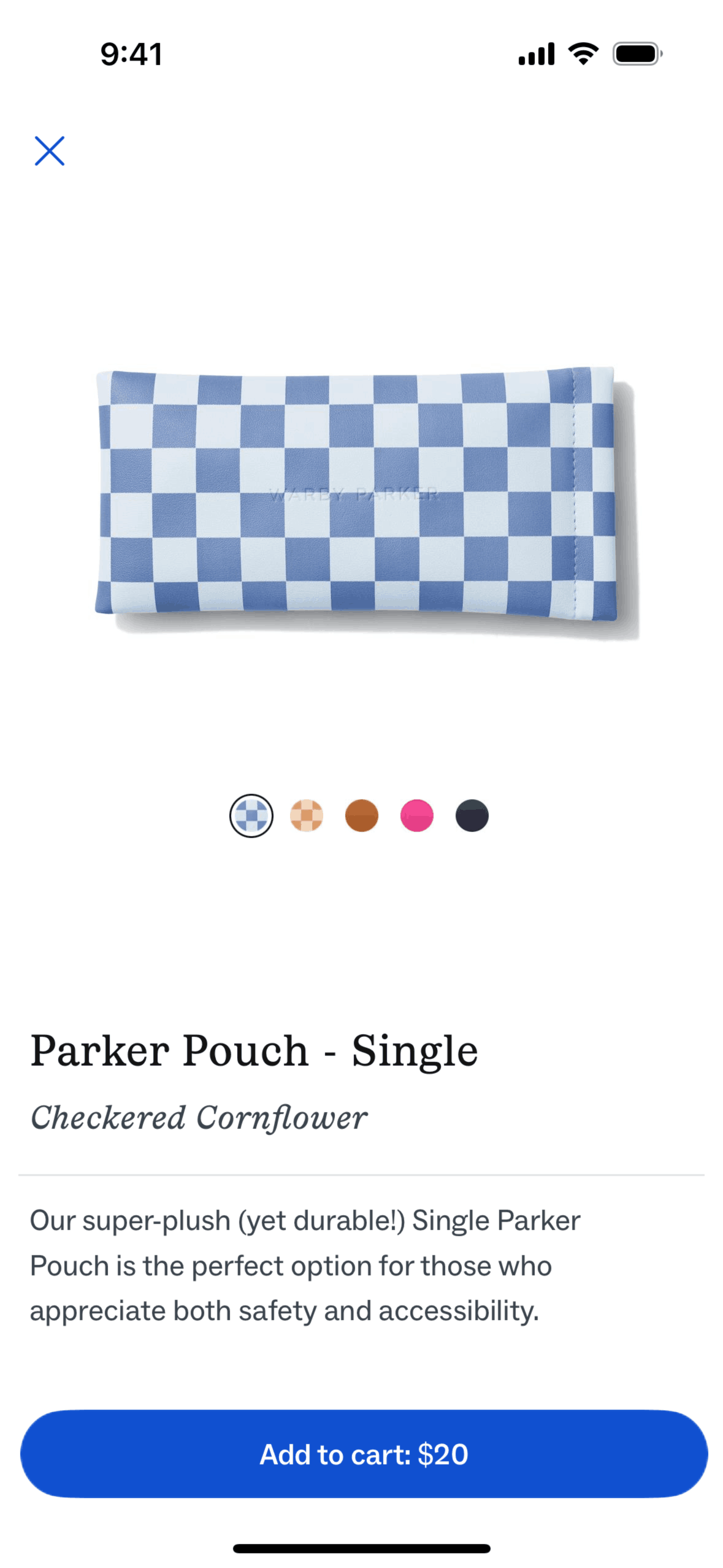 Warby Parker iOS Shopping interface screenshot 17