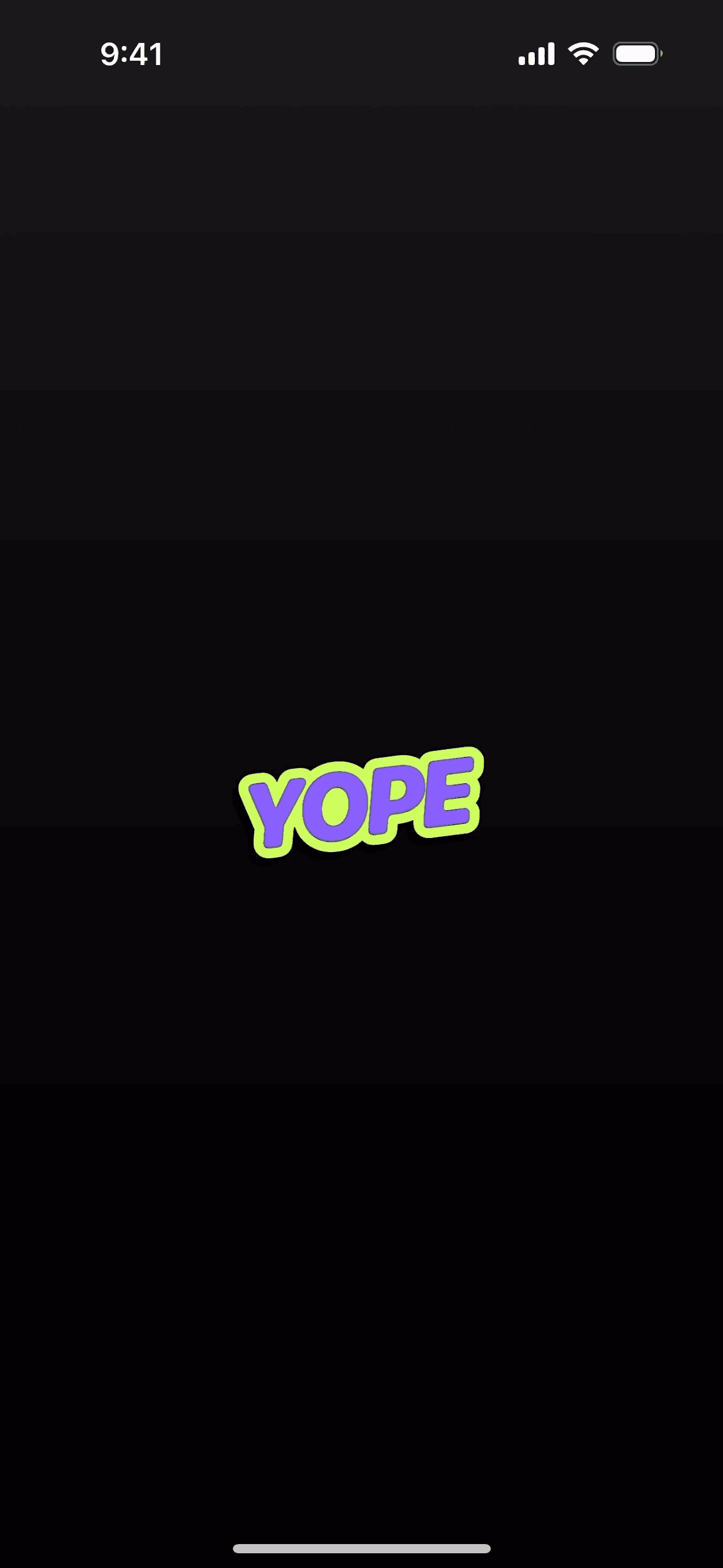 yope iOS Social Networking interface screenshot 5