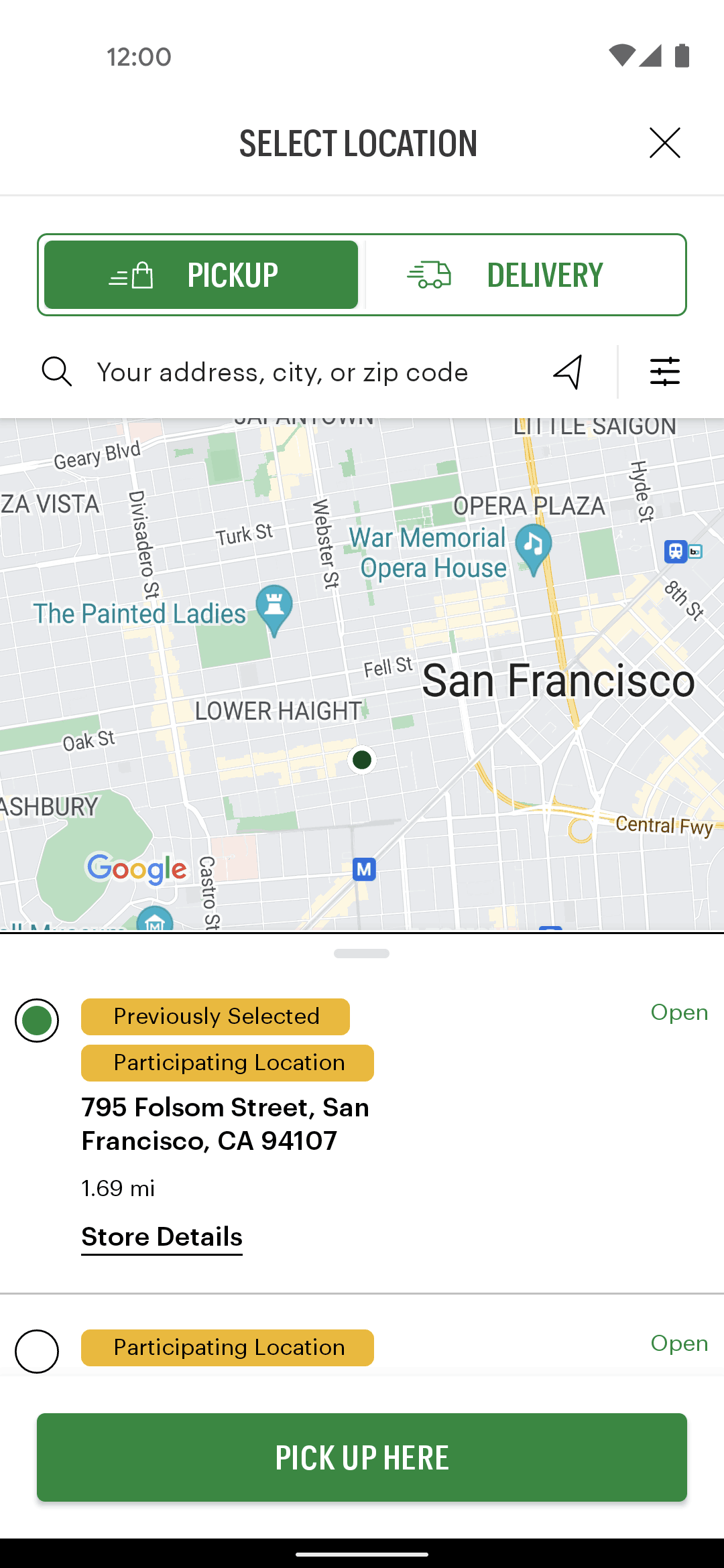 Subway Android Food & Drink interface screenshot 9