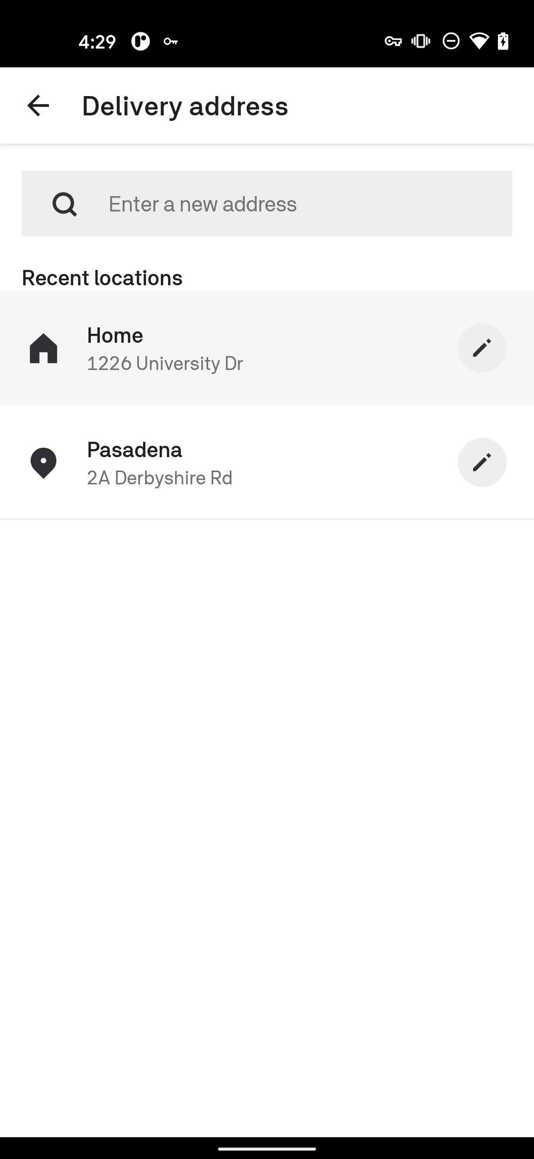 Postmates Android Food & Drink interface screenshot 24