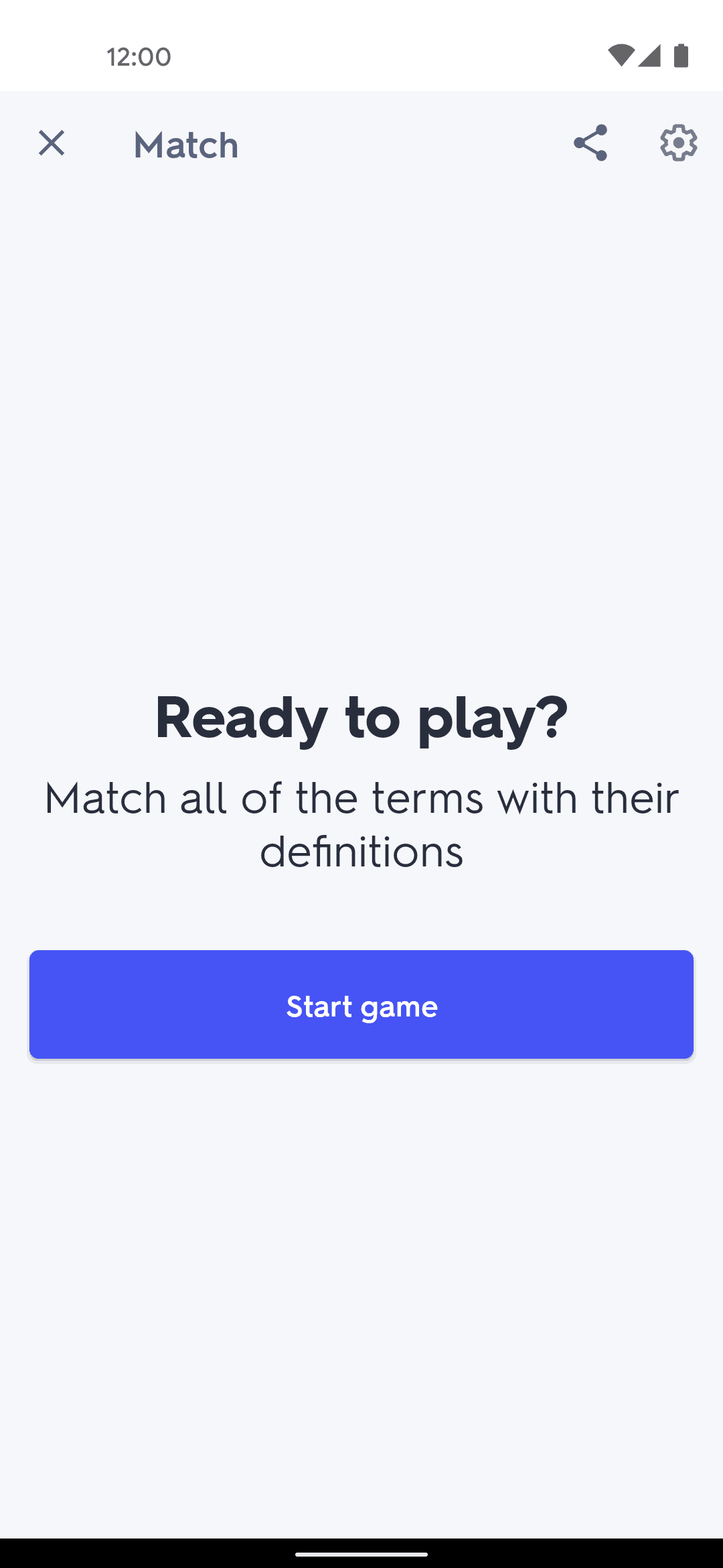 Quizlet Android Education interface screenshot 12