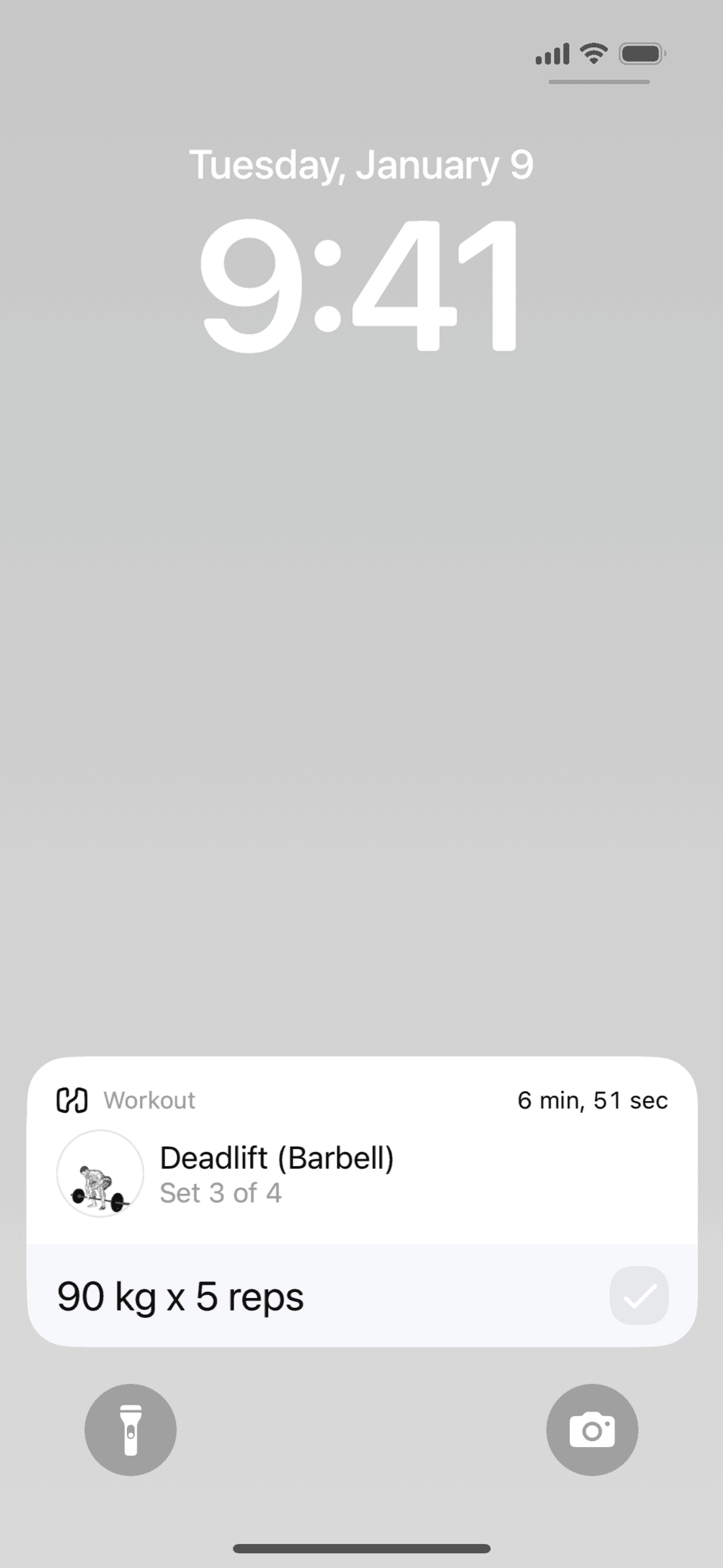 Hevy iOS Health & Fitness interface screenshot 2
