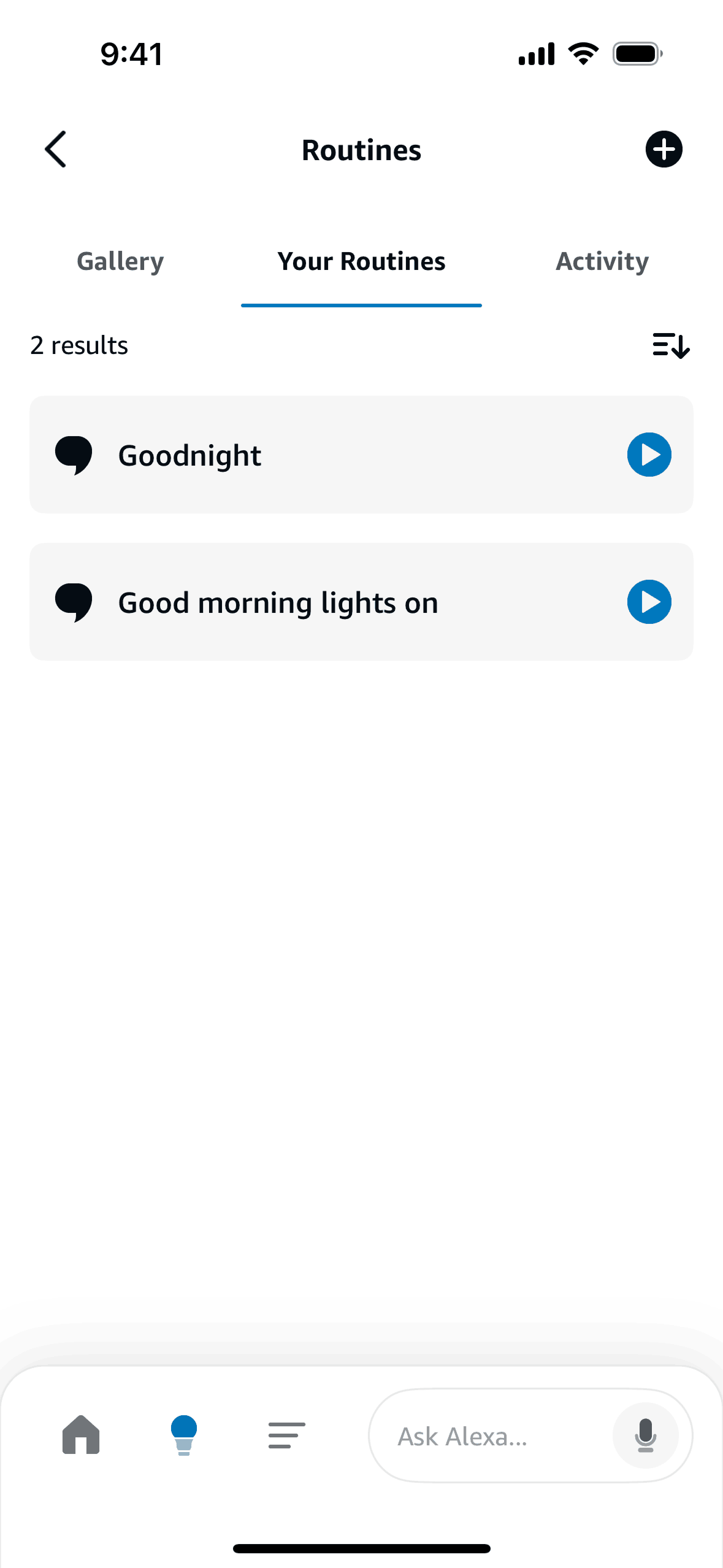 Amazon Alexa iOS Lifestyle interface screenshot 13