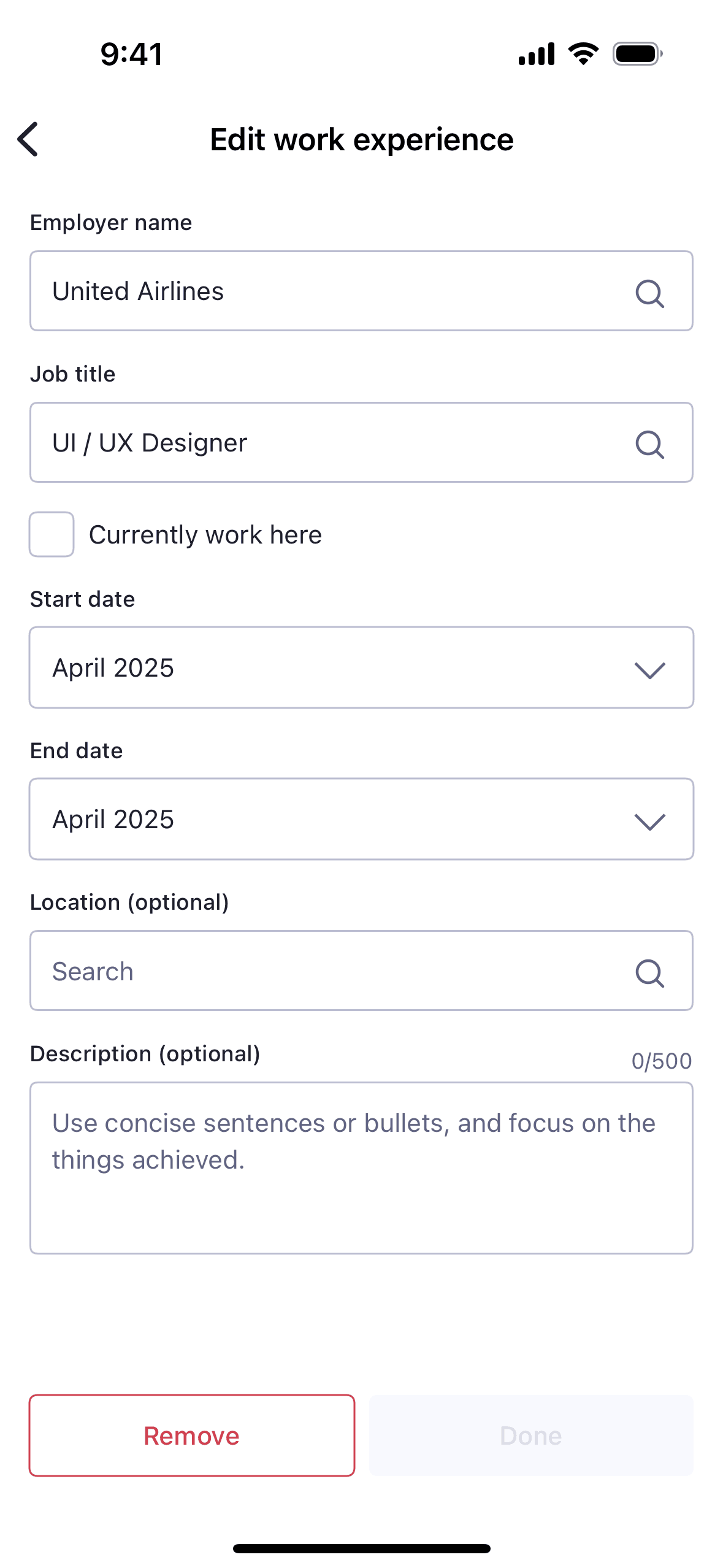 Handshake iOS Business interface screenshot 6